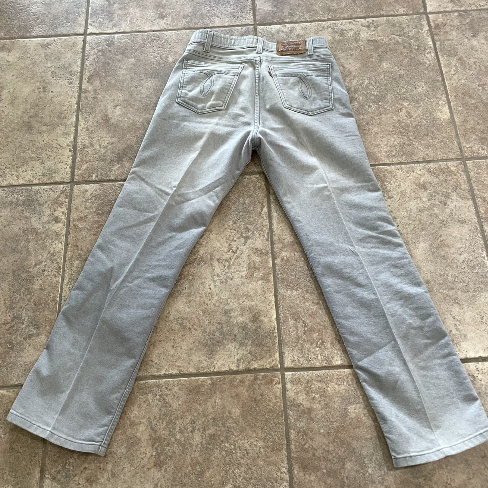 Levi's Levi’s Men's Jeans Gray Cotton Blend Size 32x30 Straight 90s Style Size US 32 / EU 48 - 5 Thumbnail