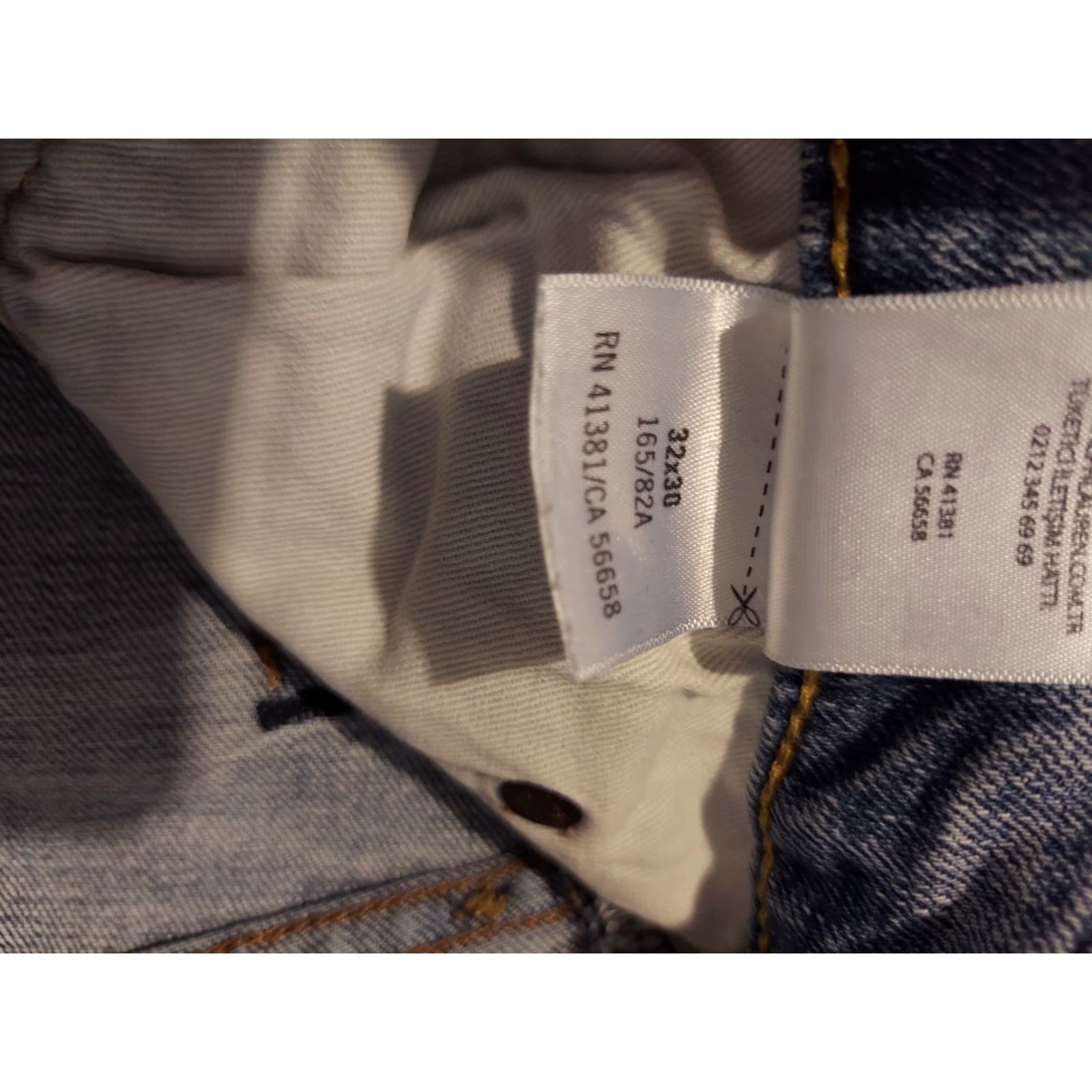 Polo Ralph Lauren VINTAGE Polo Ralph Lauren Jeans 32x30 Varick Slim Straight Denim Pants Stretch Men Blue Jeans Slim Straight Mens Regular Restored Size US XS / EU 42 / 0 - 6 Thumbnail
