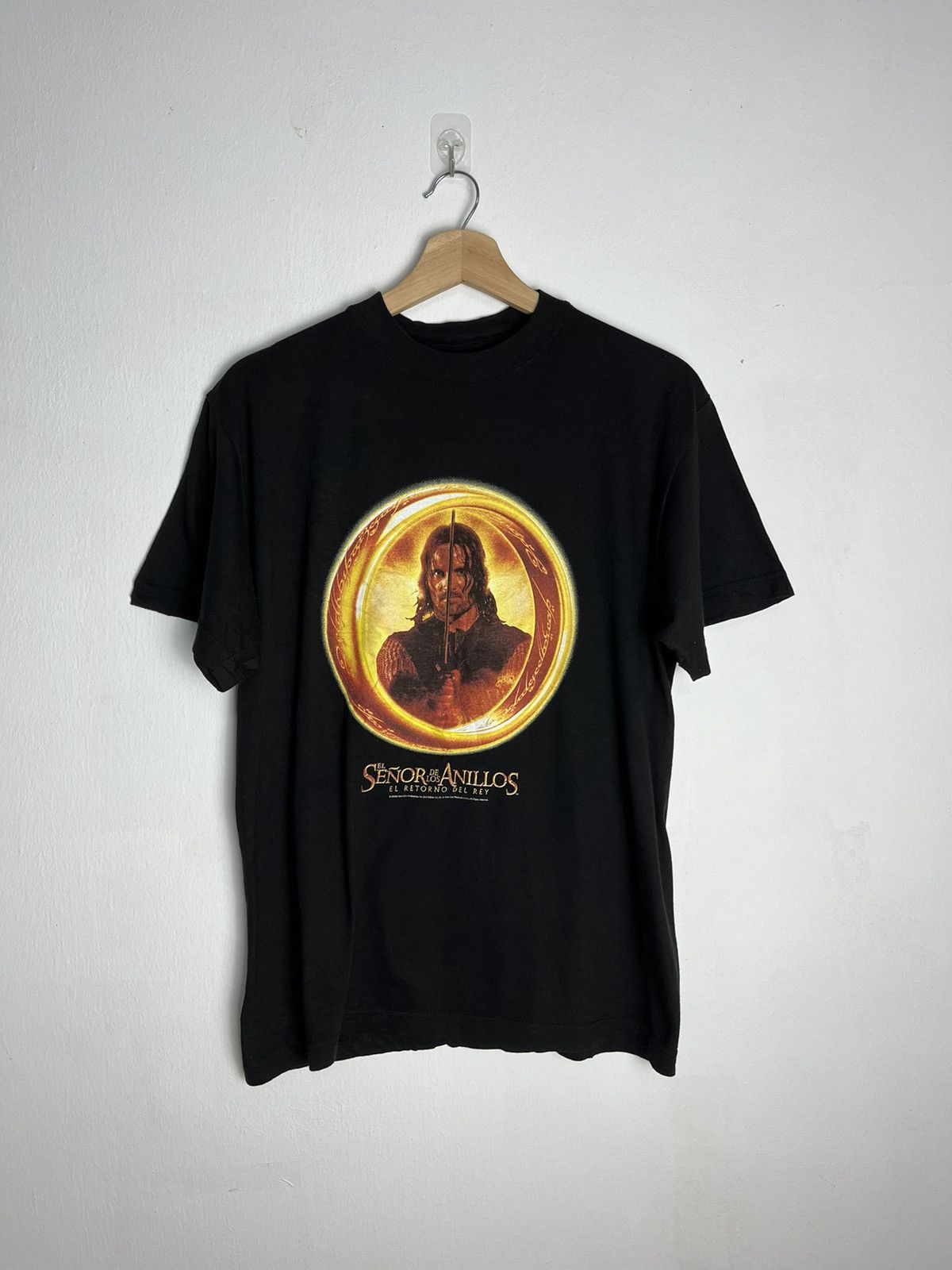 Vintage Vintage Lord Of The Rings Movie Aragon Ringwraiths T Shirt Size US S / EU 44-46 / 1 - 2 Thumbnail