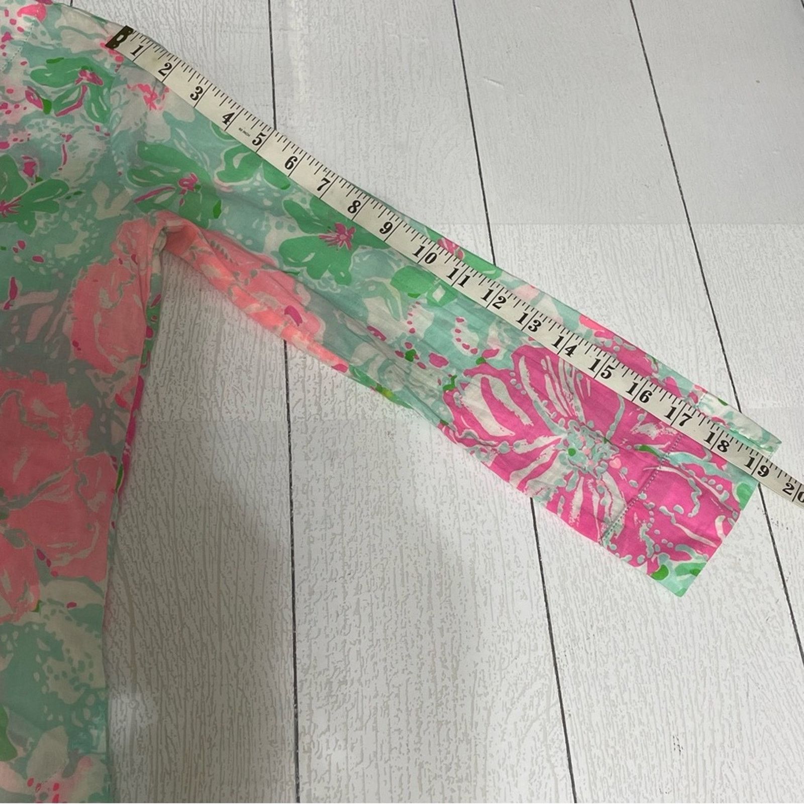 Lilly Pulitzer Lilly Pulitzer Amelia Island Floral Tunic Size XXS Size XXS / US 00 / IT 34 - 4 Thumbnail