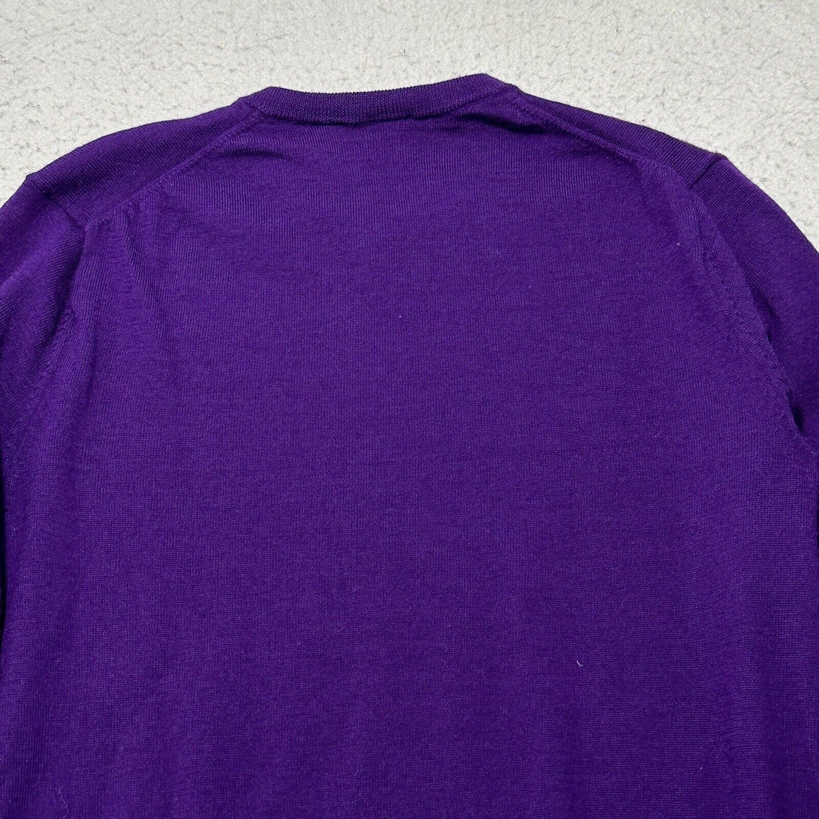Other Dunning Golf Small Merino Wool V-Neck Purple Sweater Size US S / EU 44-46 / 1 - 12 Thumbnail