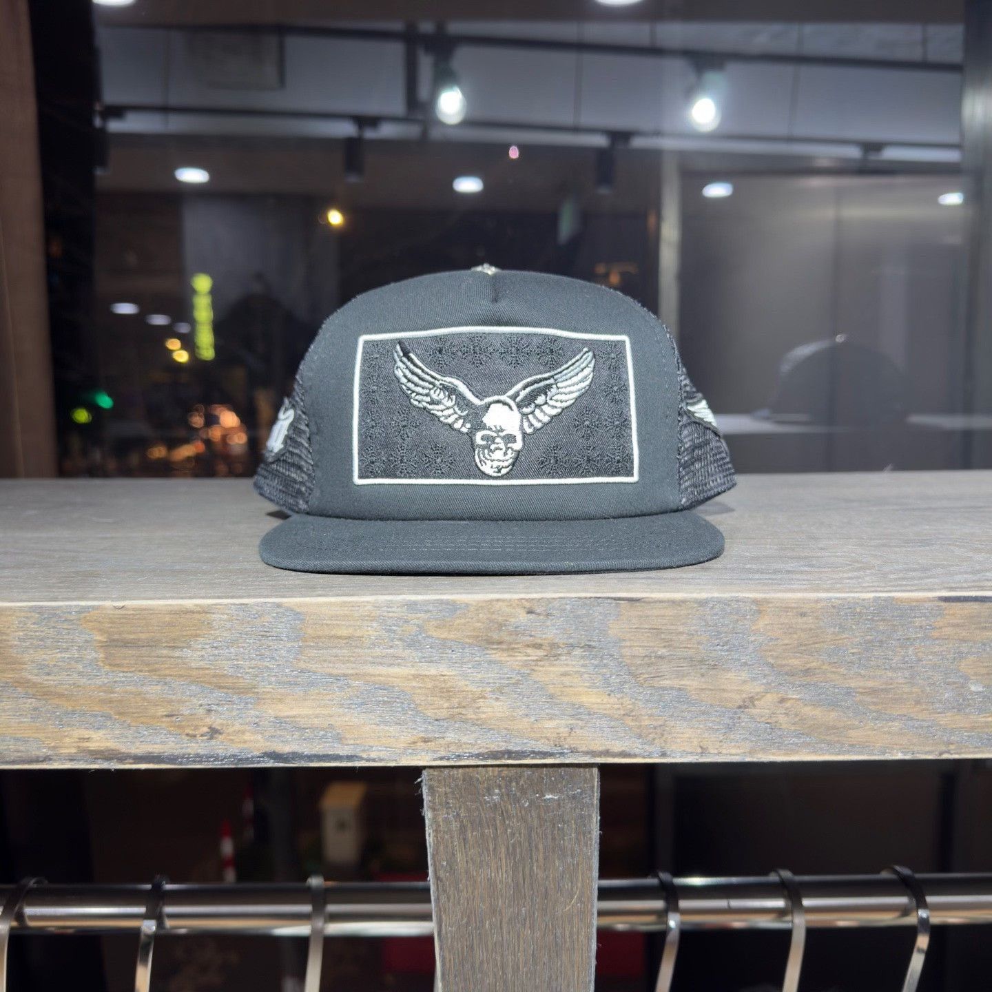 Chrome Hearts Chrome Hearts Black Hat M Men Size ONE SIZE - 1 Thumbnail
