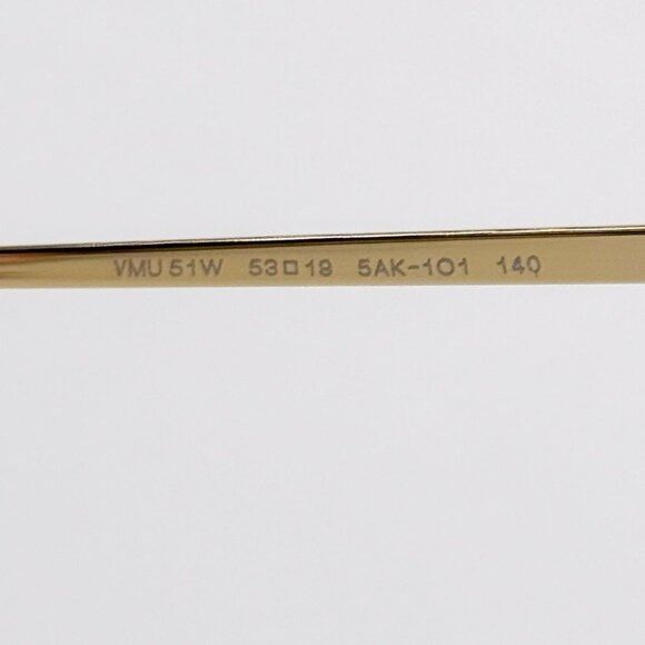 Miu Miu NEW MIU MIU EYEGLASSES MU51WV 5AK1O1 GOLD WOMEN MU 51WV SMU Size ONE SIZE - 6 Thumbnail