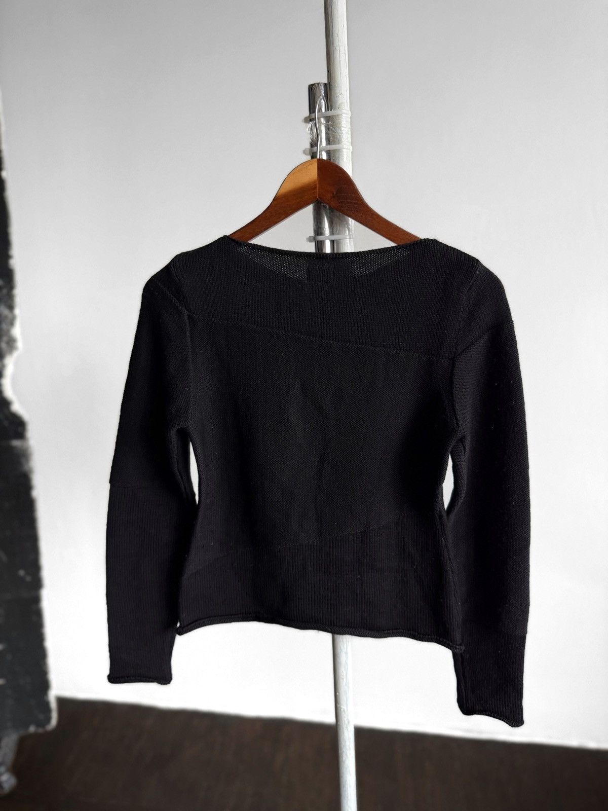 C.P. Company C.P. Company Womens Black 100% Wool Knit Crew Neck Sweater Size S / US 4 / IT 40 - 4 Thumbnail