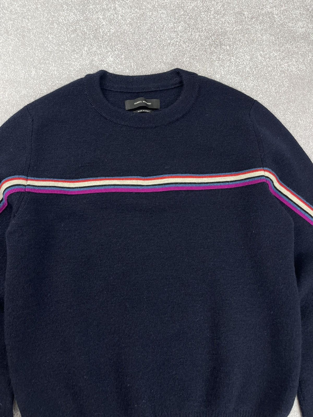 Isabel Marant Isabel Marant Wool Knit Sweater Navy Size 40 Size S / US 4 / IT 40 - 5 Thumbnail