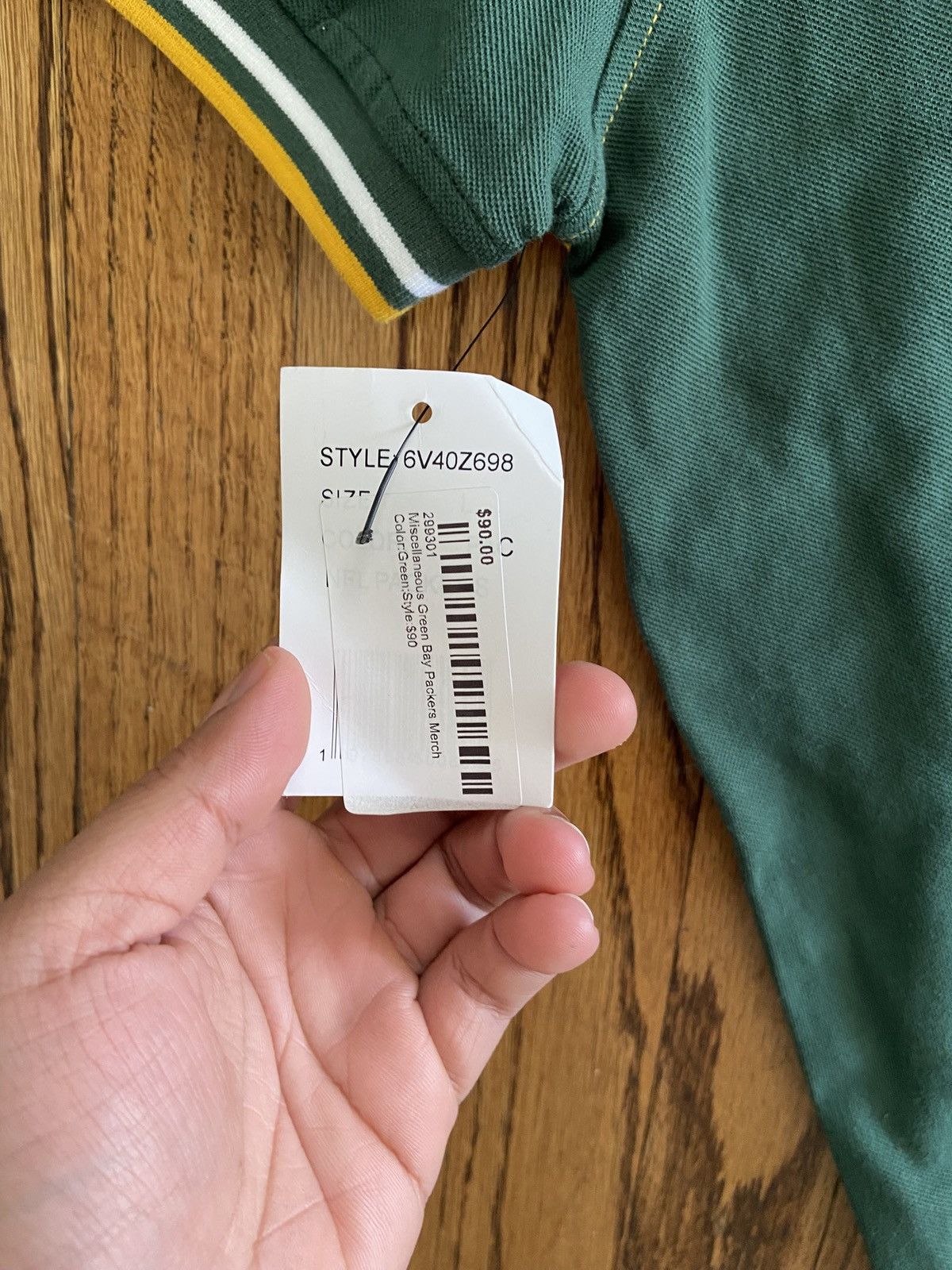 Tommy Hilfiger Green bay packers polo shirt Size US L / EU 52-54 / 3 - 4 Thumbnail