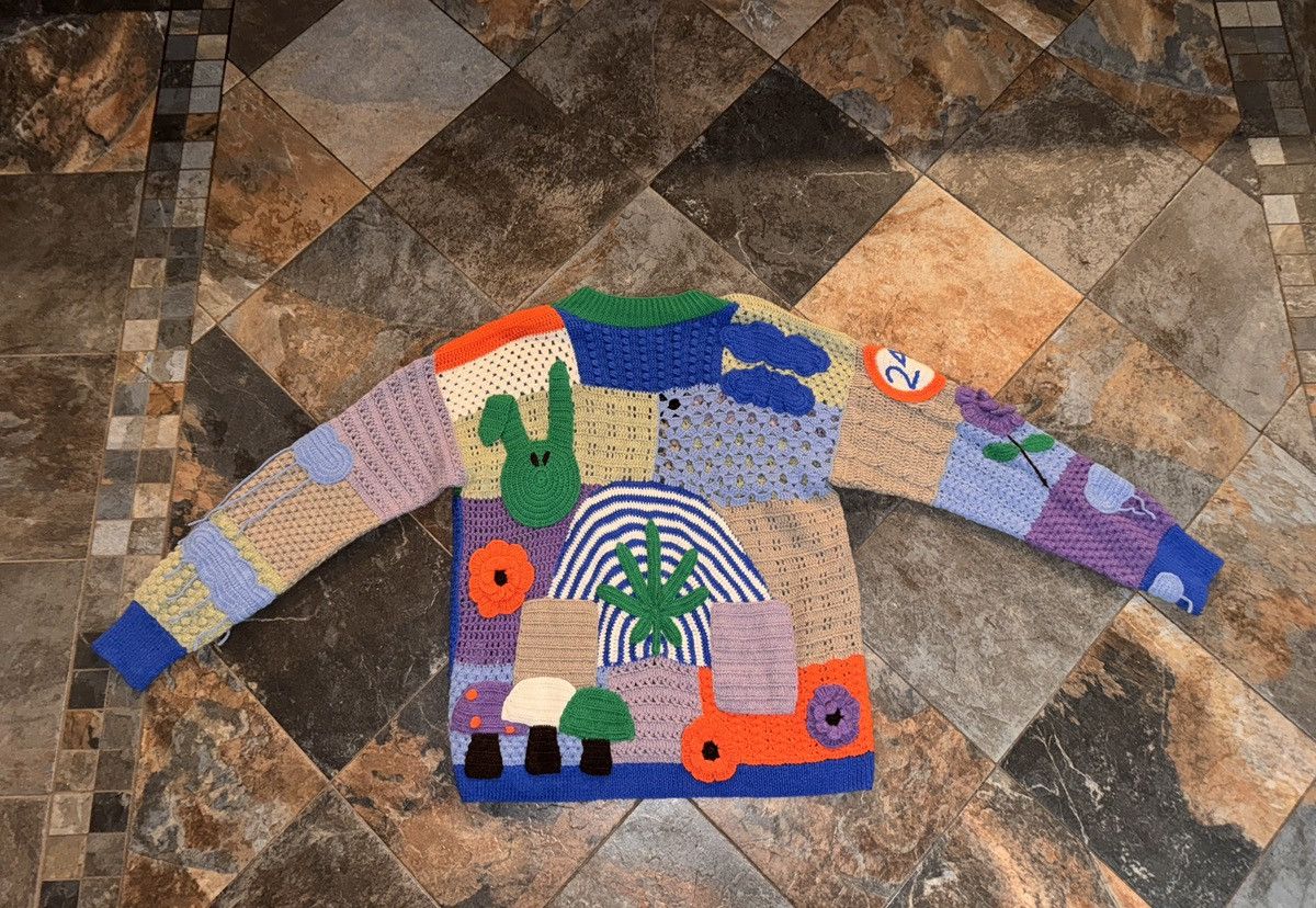 Nahmias Nahmias 420 Quilt Sweater Size US M / EU 48-50 / 2 - 5 Thumbnail