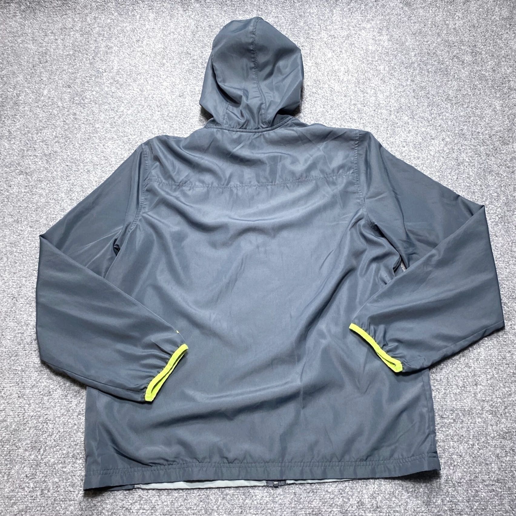 Starter Starter Jacket Mens L Gray Windbreaker Full Zip Hooded Jacket Windbreaker Jogging Running Casual Zip Front Size US L / EU 52-54 / 3 - 6 Thumbnail