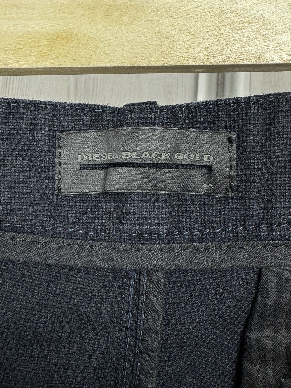 Diesel Black Gold Diesel Black Gold cotton black structured chino pants 48 Size US 34 / EU 50 - 9 Thumbnail
