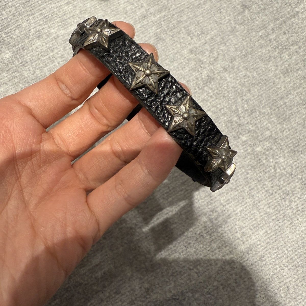 Chrome Hearts Chrome Hearts STAR Leather strap Bracelet Size ONE SIZE - 6 Thumbnail