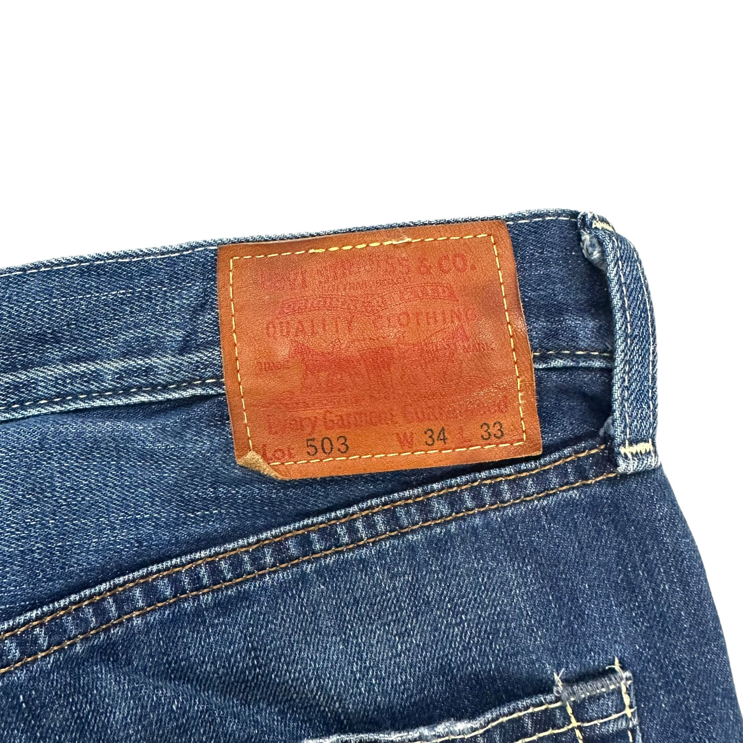 Levi's LEVIS 503 SELVEDGE DENIM PANT #8866-032 Size US 34 / EU 50 - 15 Thumbnail