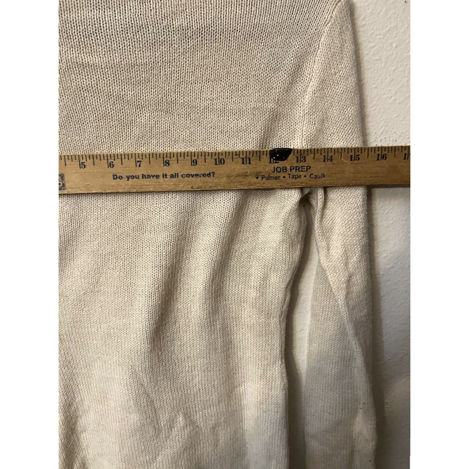 H&M H&M Basic Turtle Neck Pullover Beige Cotton Blend Sweater Dress Women's Size XS Size XS / US 0-2 / IT 36-38 - 4 Thumbnail