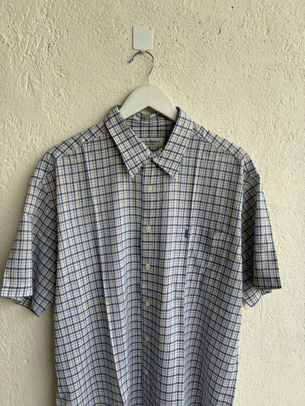 Yves Saint Laurent 90s Vintage Yves Saint laurent shirt Size US XL / EU 56 / 4 - 2 Thumbnail