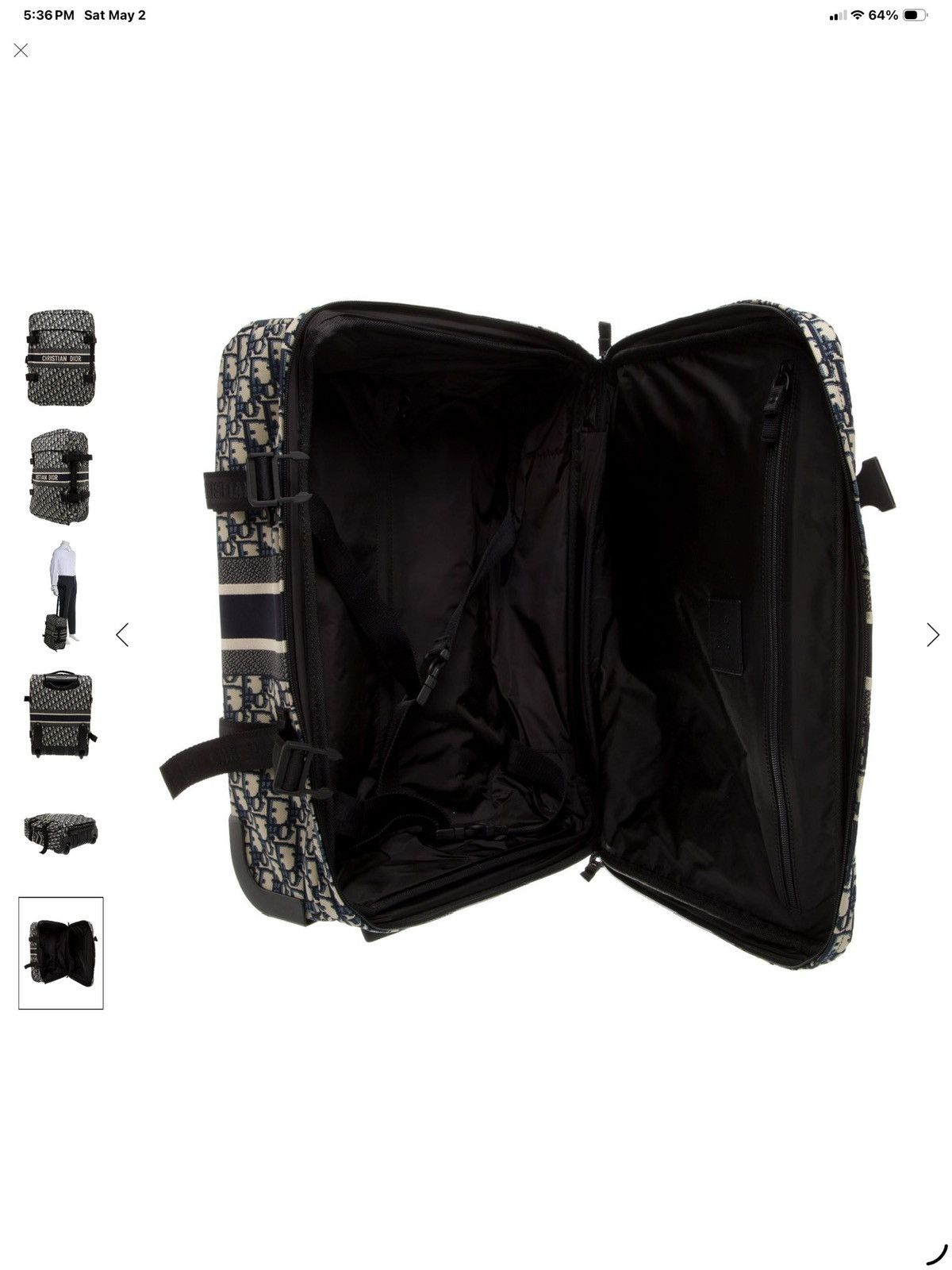 Dior Dior carryon luggage Size ONE SIZE - 5 Thumbnail