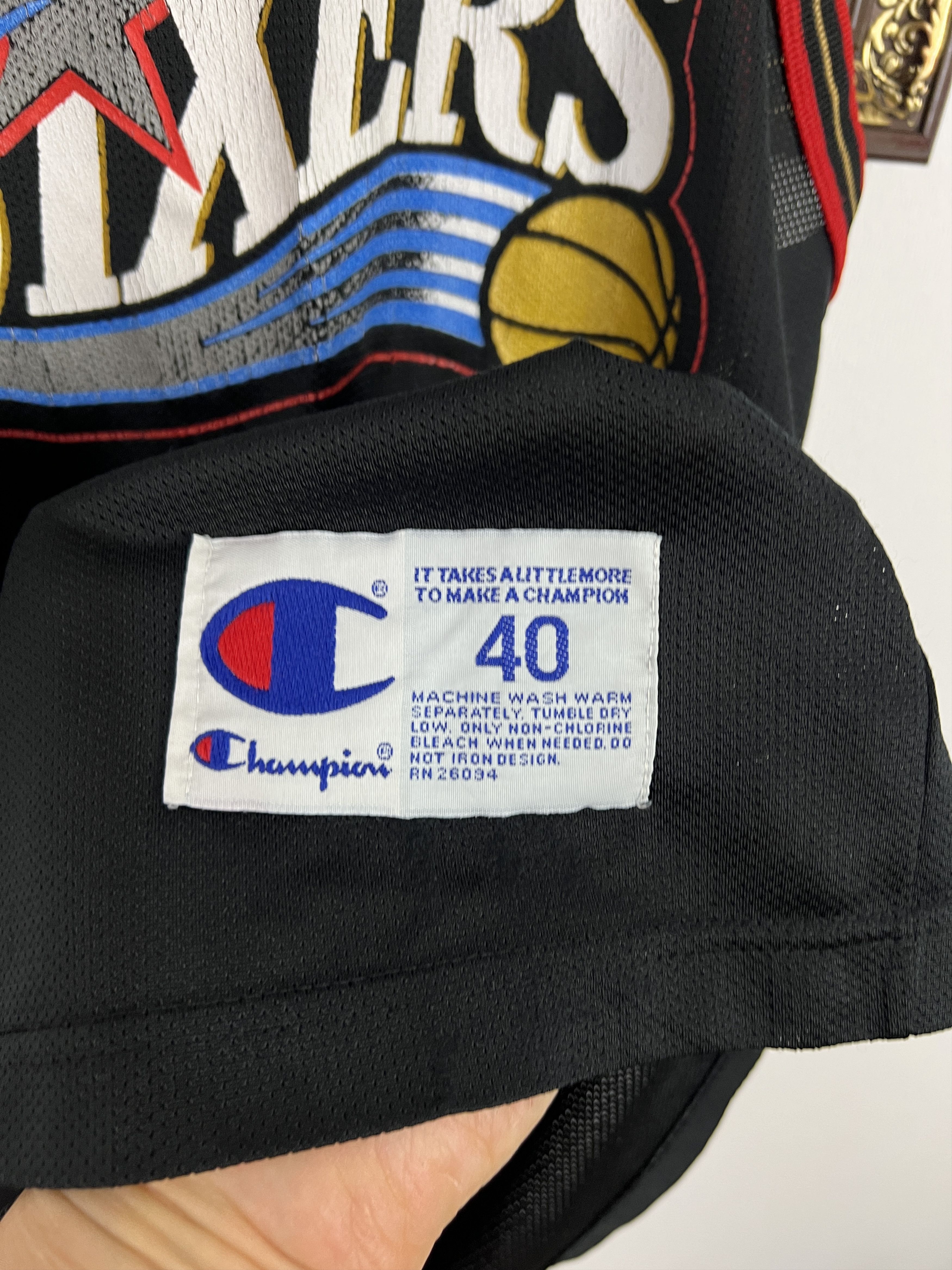 Champion Vintage 76ers Philadelphia Sixers Allen Iverson NBA Jersey Size US M / EU 48-50 / 2 - 4 Thumbnail