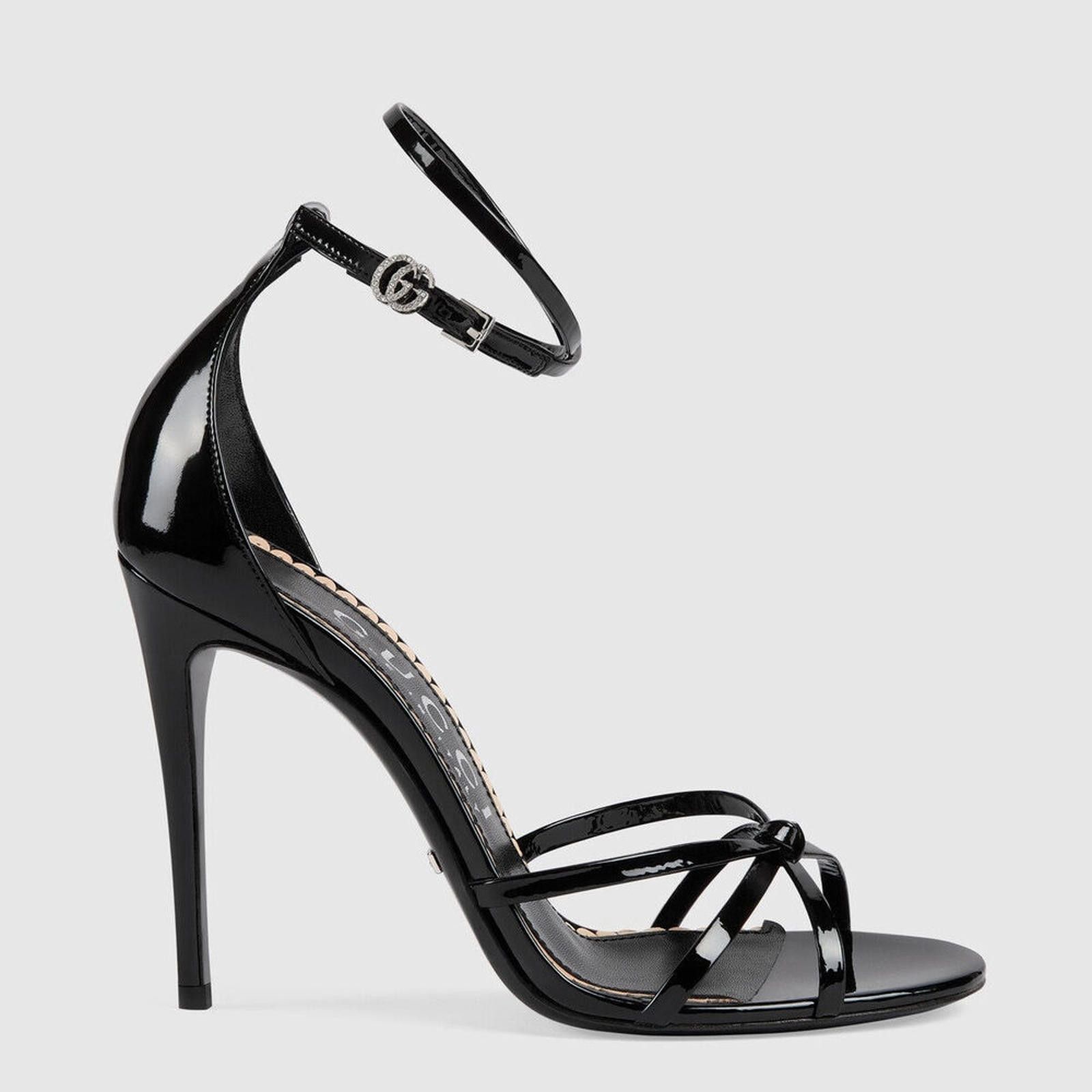 Gucci Gucci Double G Strappy High Heel Sandals SIZE 40.5 Size US 10.5 / IT 40.5 - 1 Thumbnail
