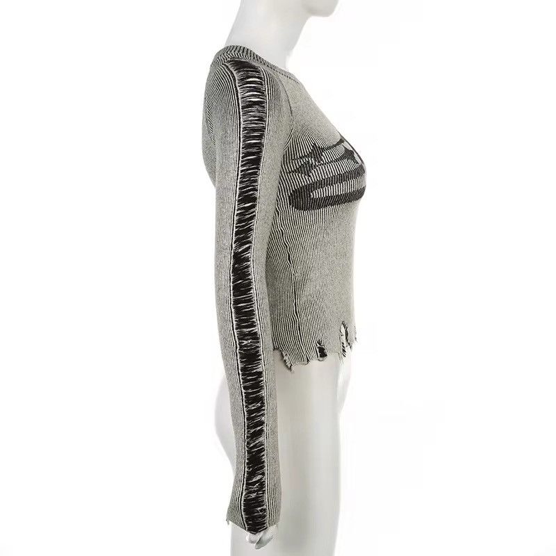 Other Vintage Retro Ripped Streetwear Knitwear Pullover Size S / US 4 / IT 40 - 5 Thumbnail