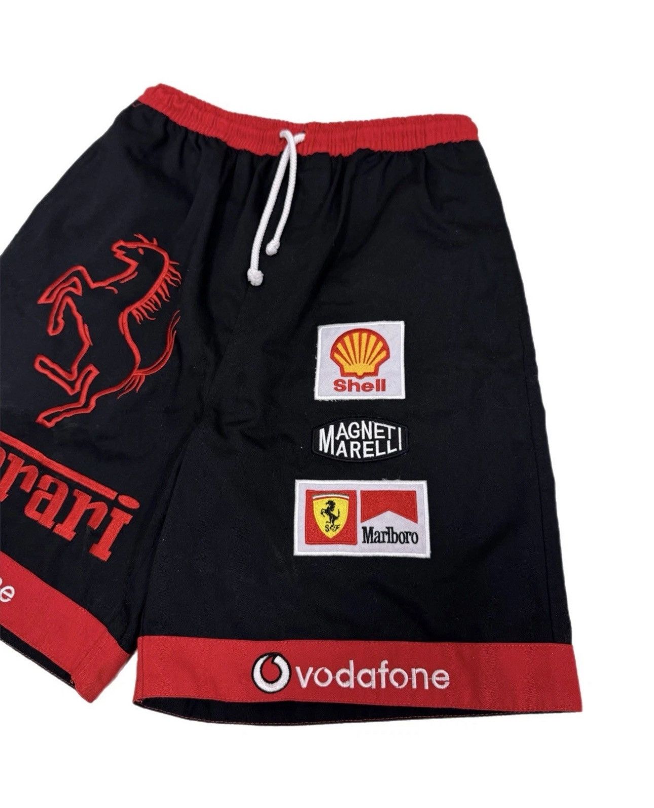 Ferrari Vintage Ferrari Vodafone Shell Marlboro 90S Red Shorts Size US 32 / EU 48 - 4 Thumbnail