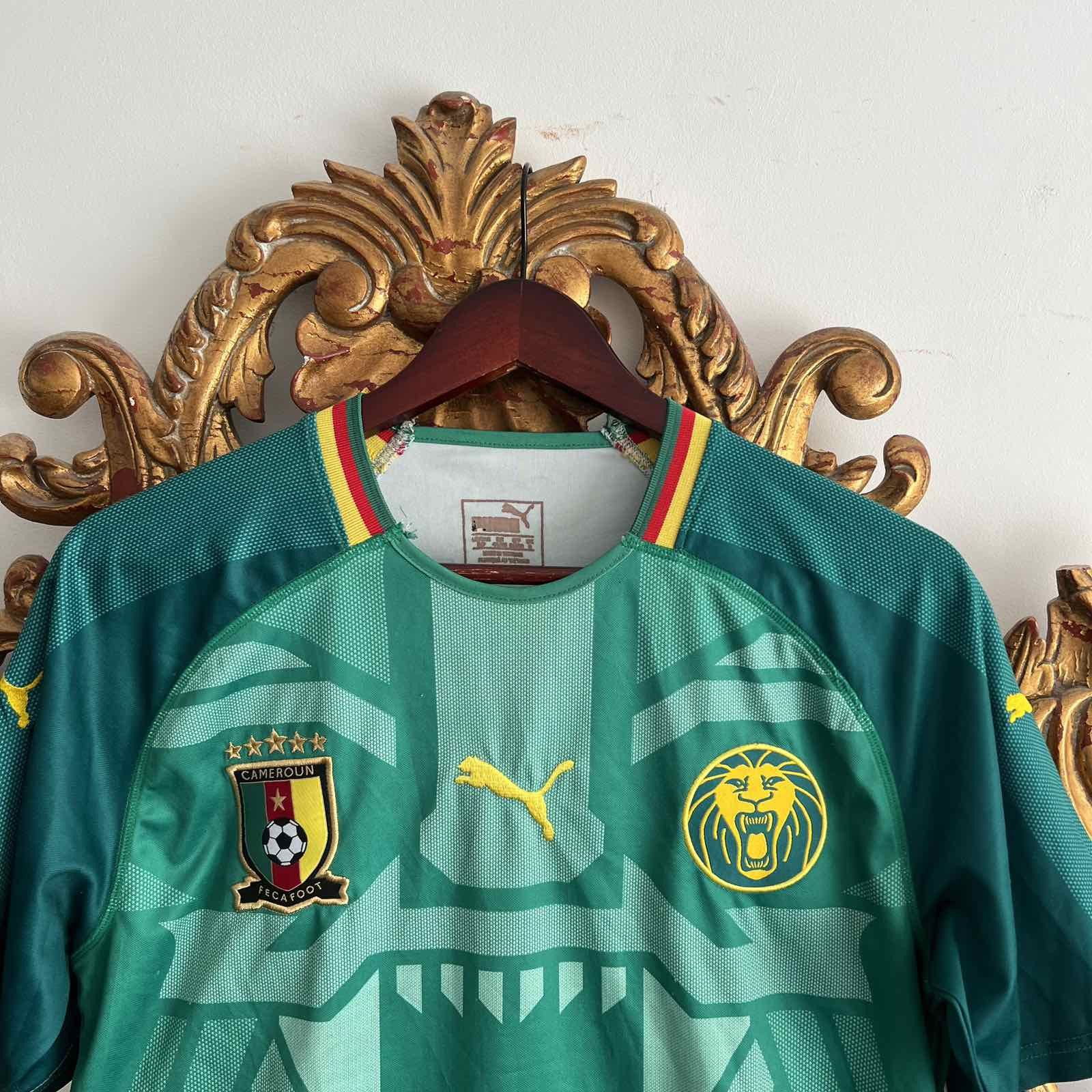Puma Camerun National Team 2018 Soccer Jersey Lion Size m Size US M / EU 48-50 / 2 - 4 Thumbnail