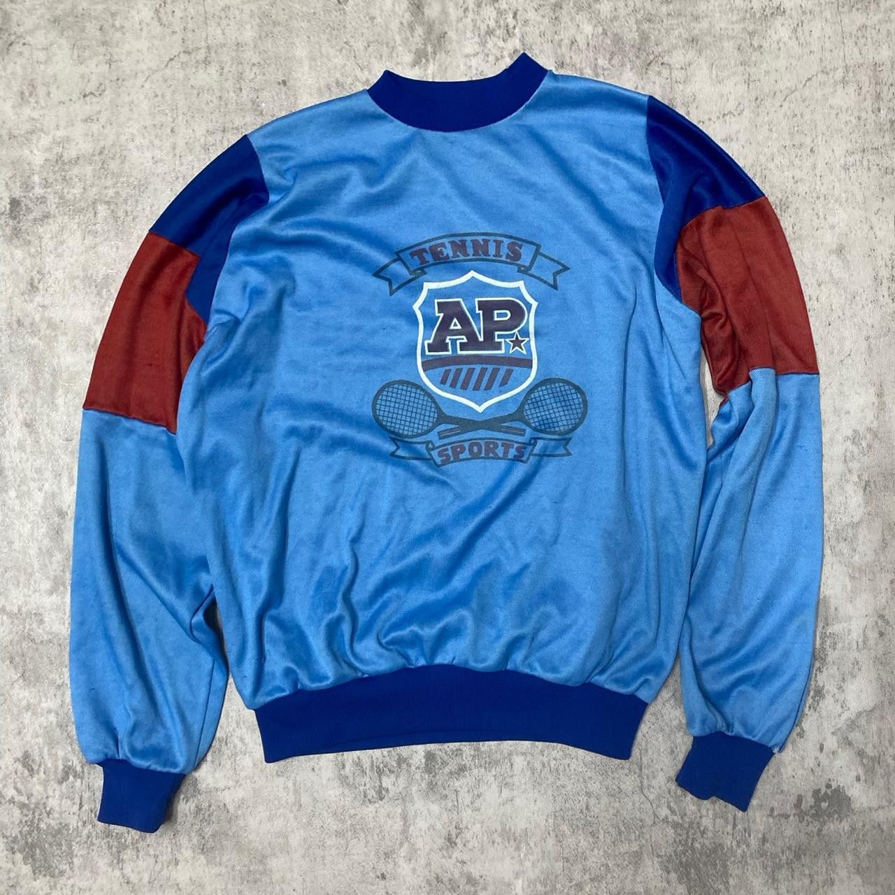 Other Blue and red vintage 90s tennis sweatshirt Size US M / EU 48-50 / 2 - 1 Thumbnail