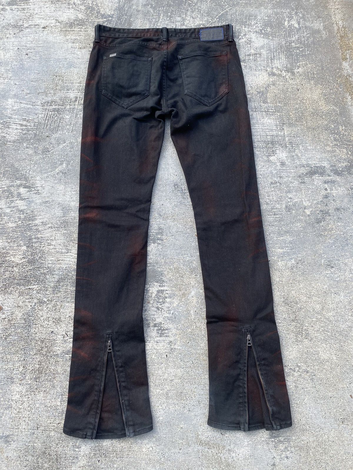 Japanese label CIVARIZE paint Jeans 46