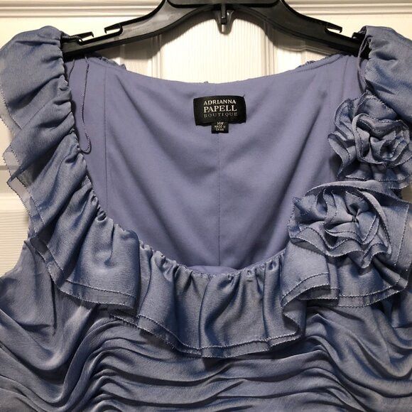 Adrianna Papell Adrianna Papell women's new 100%polyester dress size: 14W Size XL / US 12-14 / IT 48-50 - 2 Thumbnail