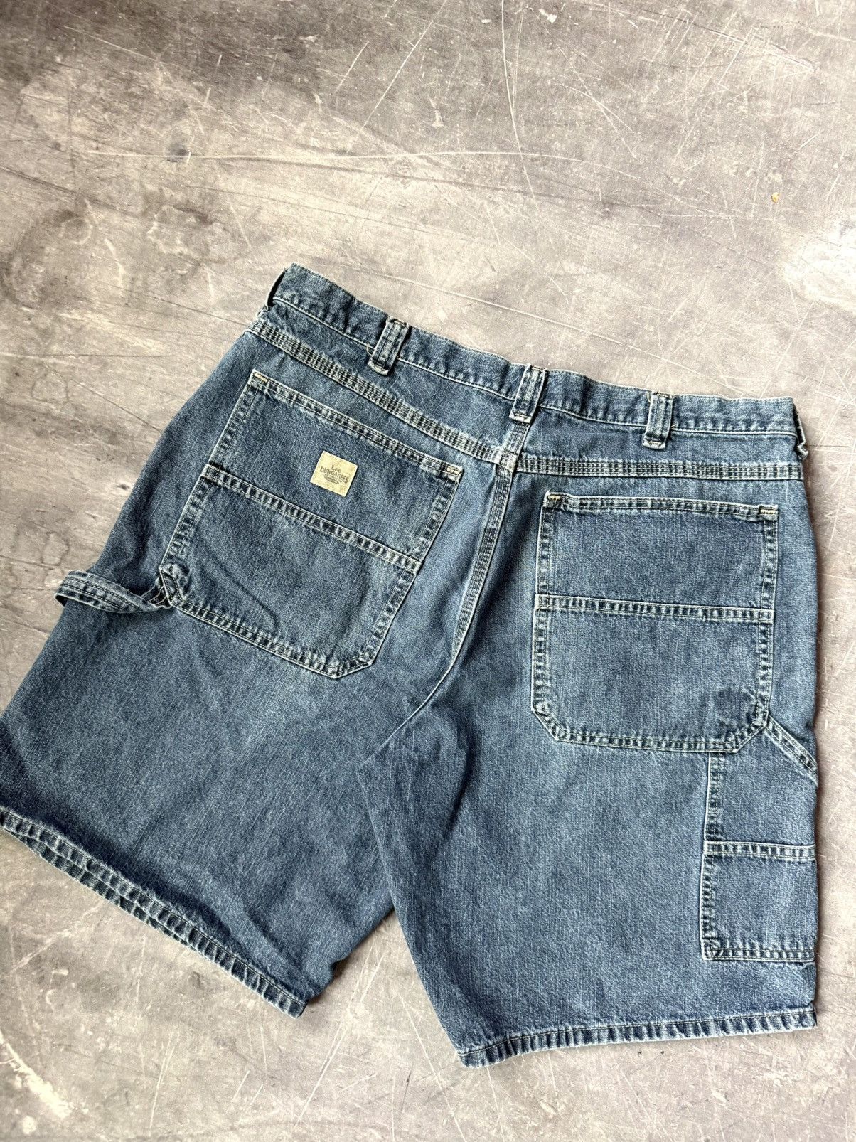 Vintage Vintage Lee Dungarees Carpenter Shorts (36) Size US 36 / EU 52 - 4 Thumbnail