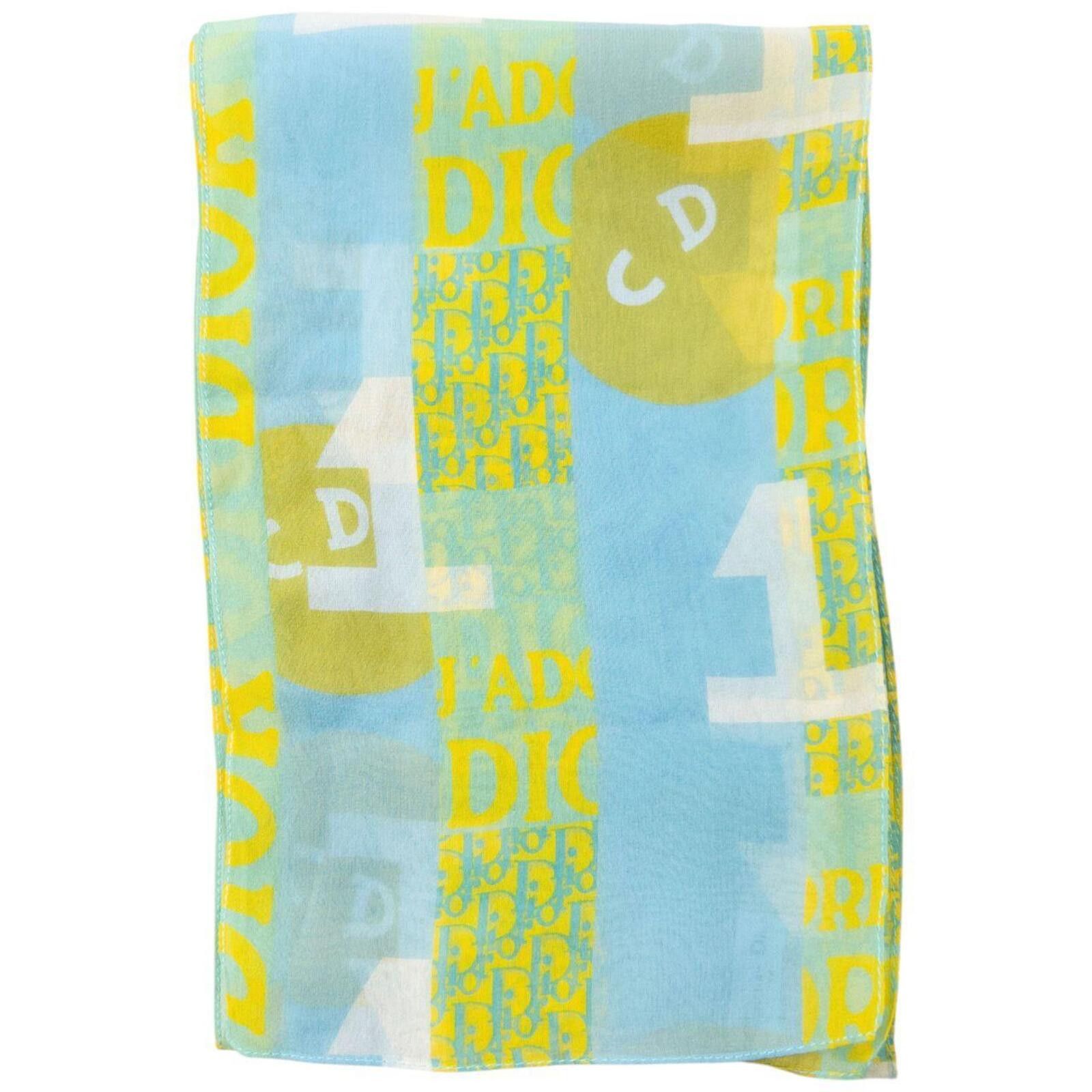 Dior Vintage 2005 Dior Monogram Silk Scarf Size ONE SIZE - 1 Thumbnail