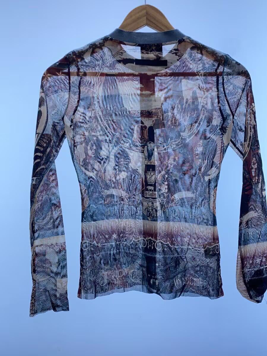 Jean Paul Gaultier Archive Native American Mesh Tattoo Top Size S / US 4 / IT 40 - 2 Thumbnail