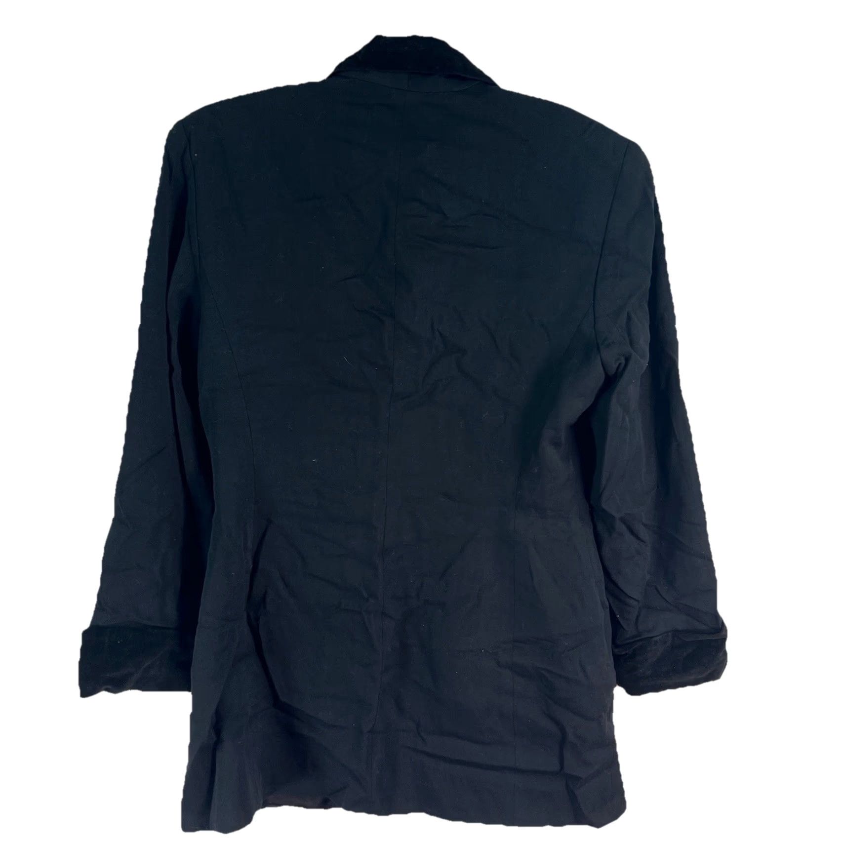 Express VINTAGE Champagne International Express Jacket Women’s SZ 7/8 S/M Black Velvet Collar 1950s United States Size S / US 4 / IT 40 - 5 Thumbnail
