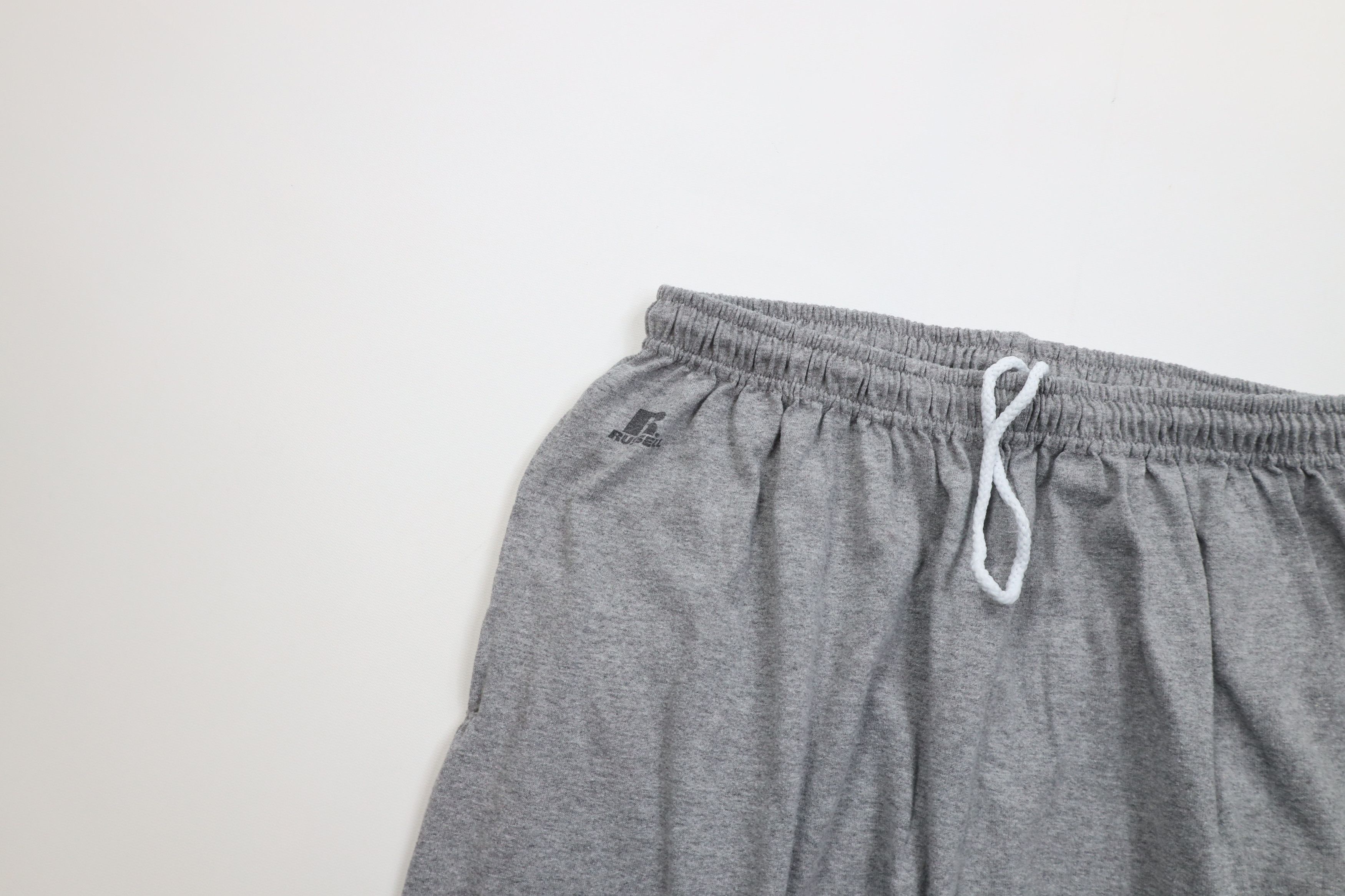 Russell Athletic Vintage Y2K Russell Athletic Wide Leg Sweatpants Gray Size US 38 / EU 54 - 7 Thumbnail