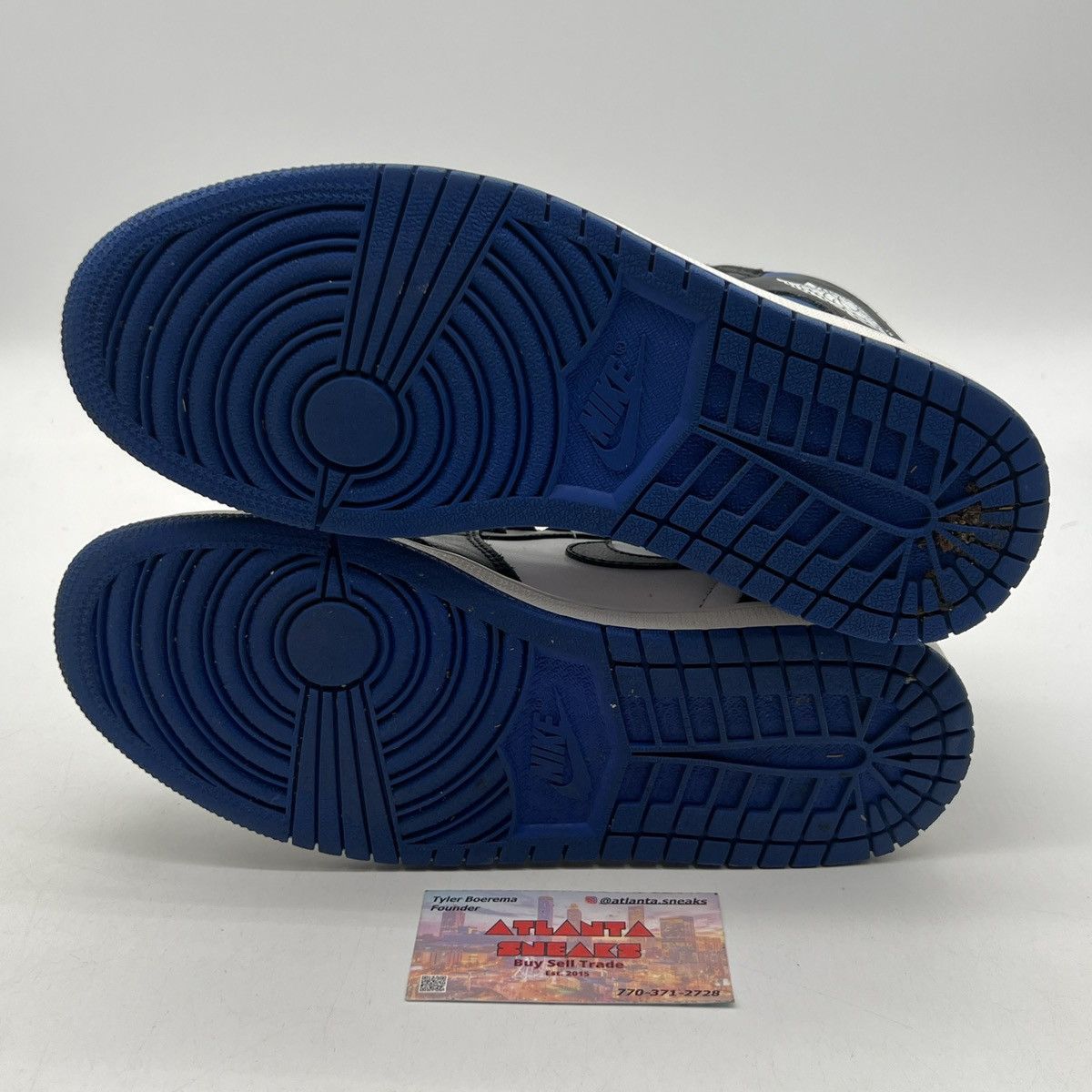 Nike Air Jordan 1 high Royal toe Size US 8 / EU 41 - 8 Thumbnail