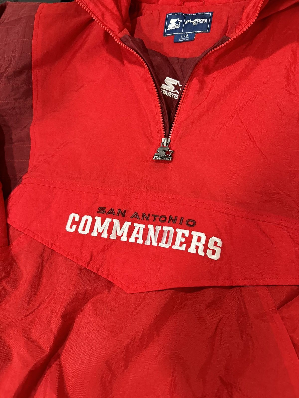 Starter STARTER San Antonio Commanders puffer jacket 90s style rare Size US L / EU 52-54 / 3 - 2 Thumbnail