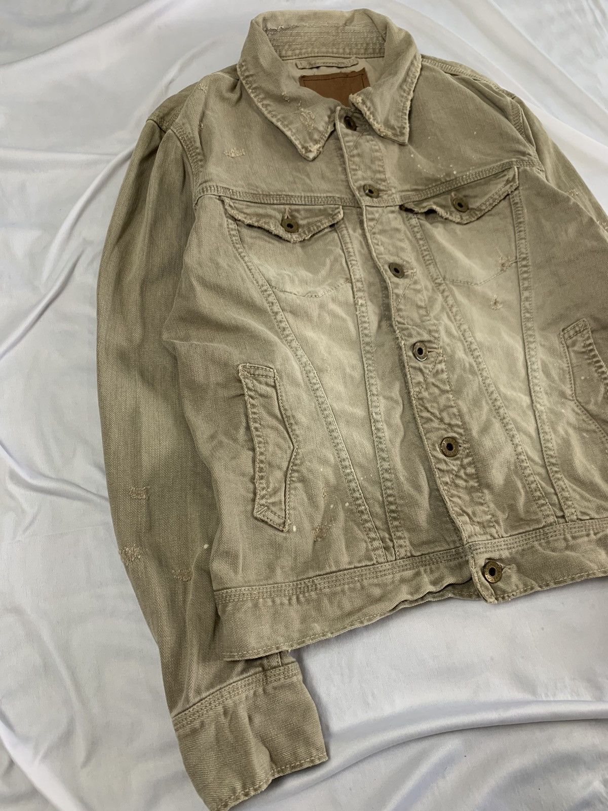 GOA Vintage goa japan trucker jeans distressed Size US M / EU 48-50 / 2 - 5 Thumbnail