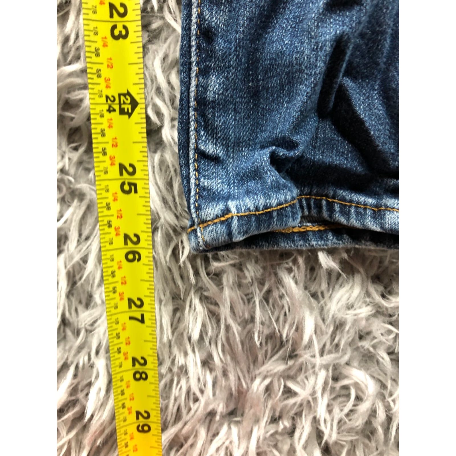 Denime AG Adriano Goldschmied The Legging Super Skinny Jeans Women's 28 Blue Dark Wash 5-Pocket Denim Mid Rise Size 28" / US 6 / IT 42 - 3 Thumbnail