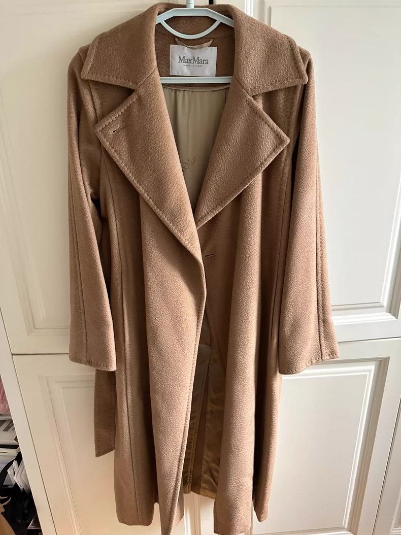 MaxMara Manuela Camel Wool Coat -dmc