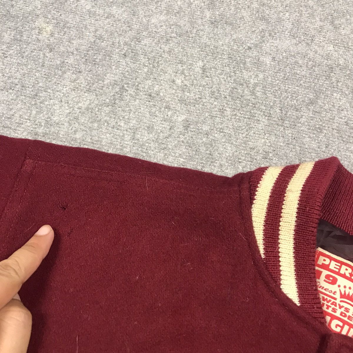 PERSON'S × Vintage PERSON’S VARSITY SNAP BUTTON JACKET Size US M / EU 48-50 / 2 - 11 Thumbnail
