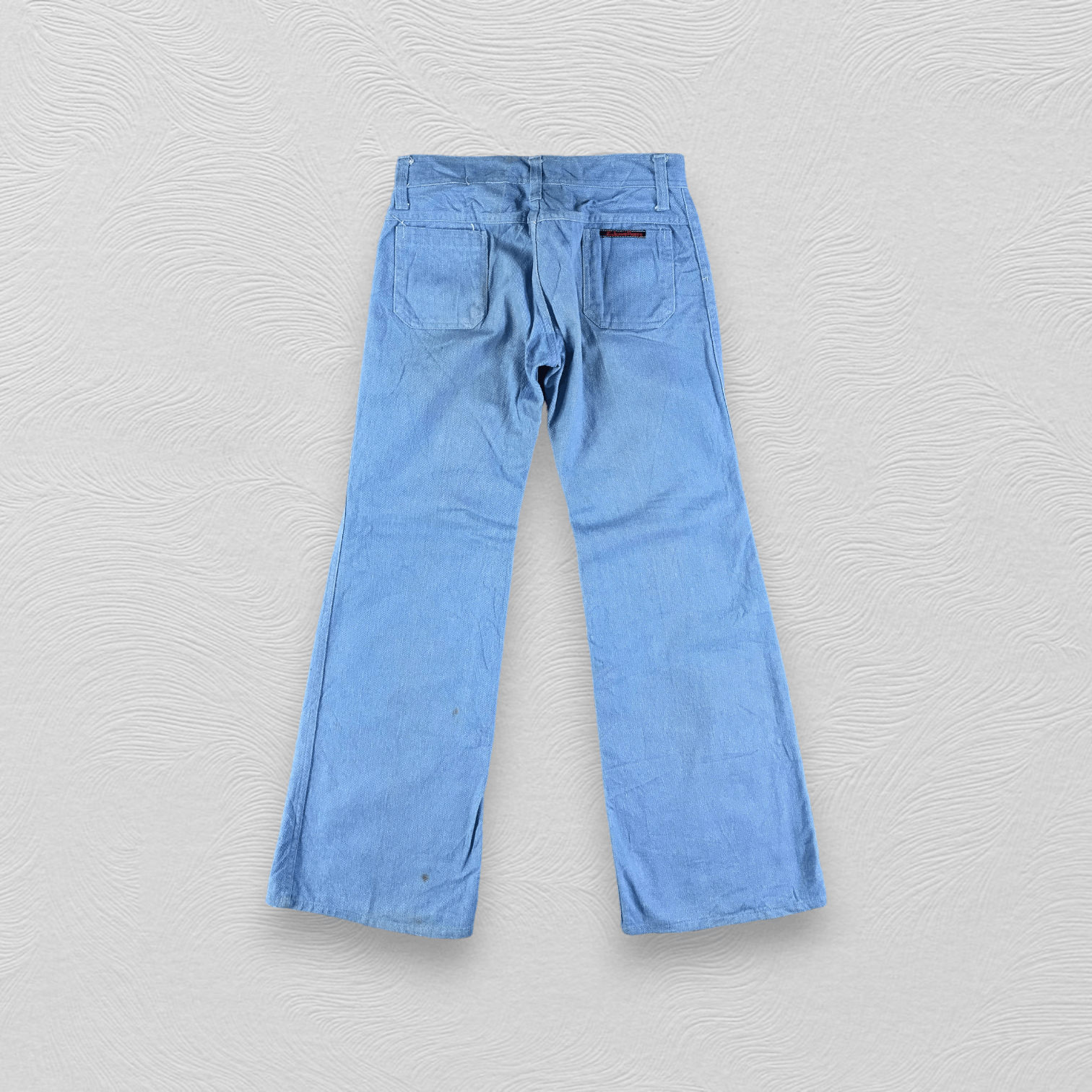 Japanese Brand Vintage 80s Bush Pants Flared Jeans KJ2038 Size US 29 - 2 Thumbnail
