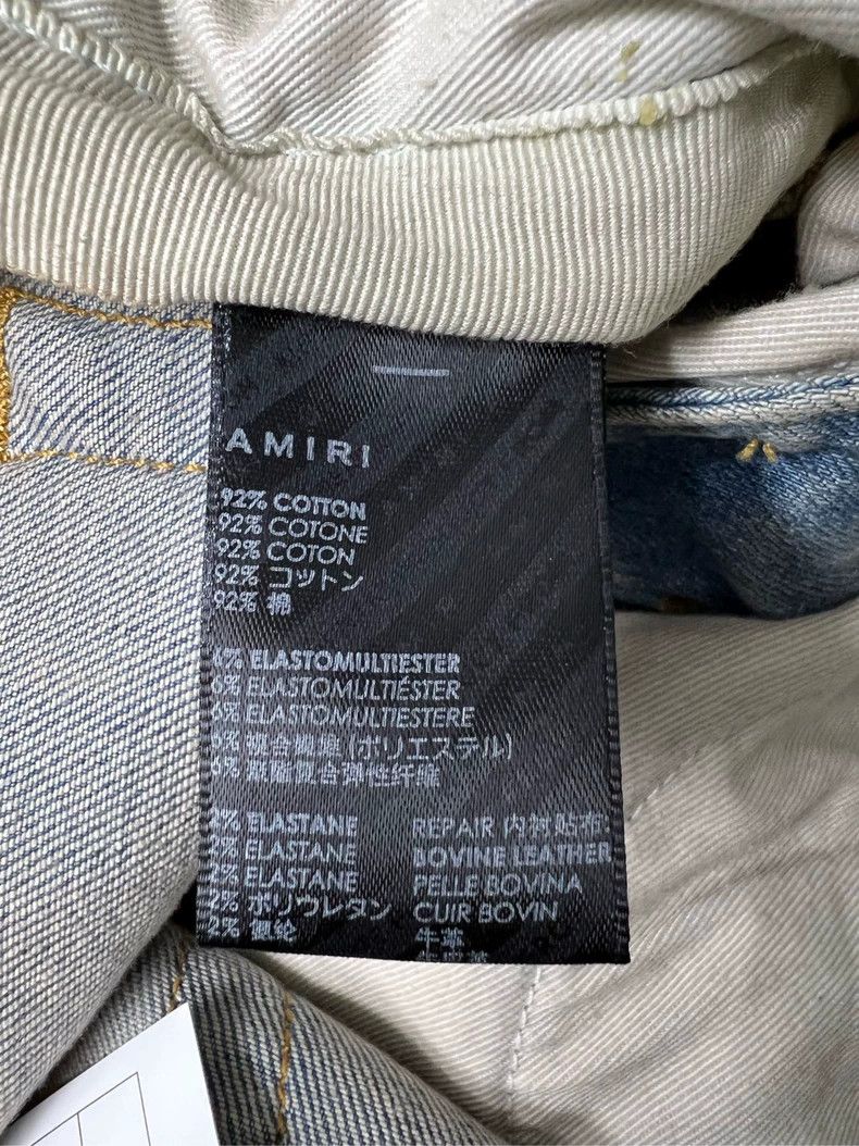 Amiri Amiri embroidered logo jeans Size US 33 - 5 Thumbnail