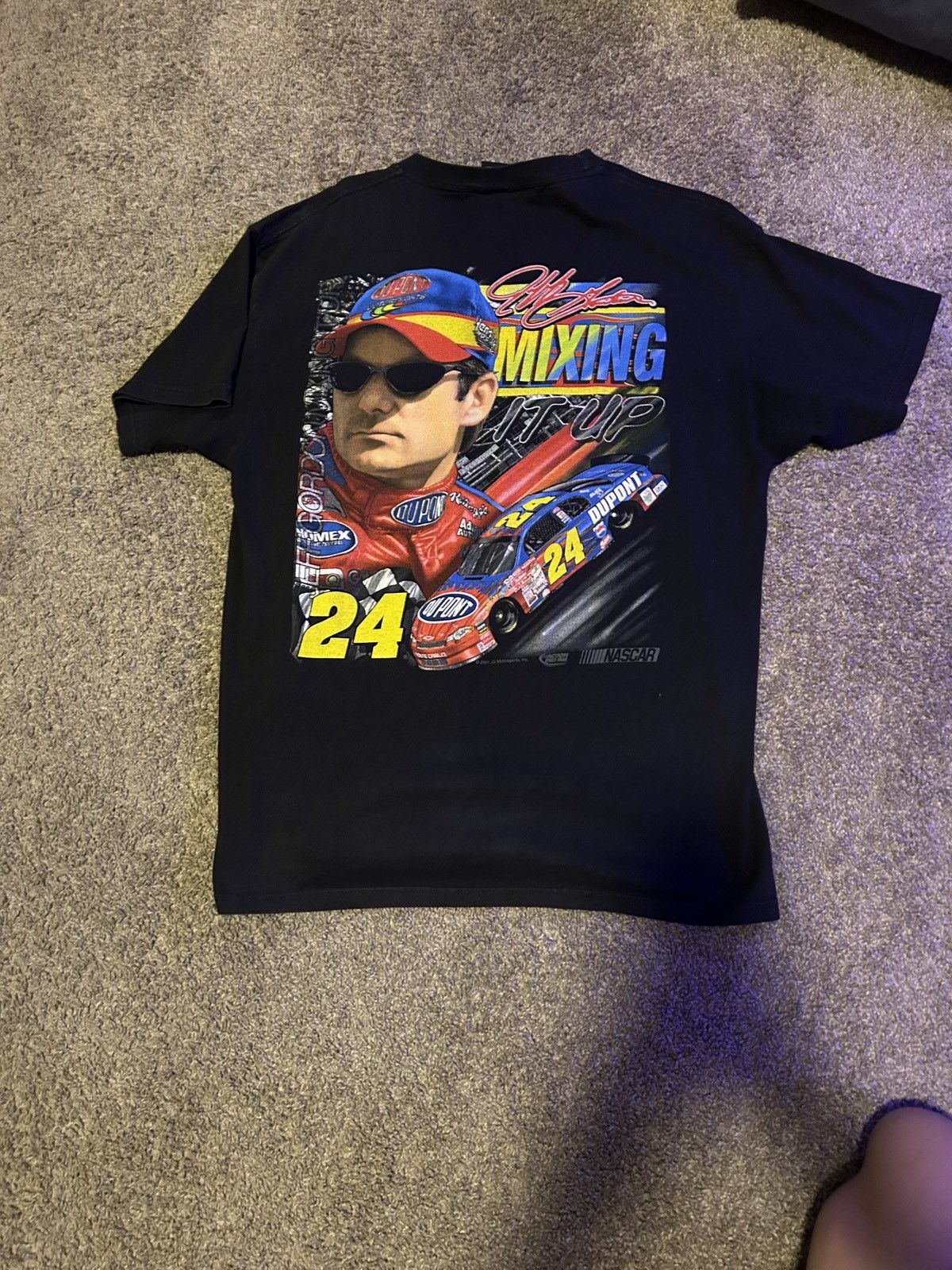 Vintage Jeff Gordon Racing Tee Size US M / EU 48-50 / 2 - 3 Thumbnail