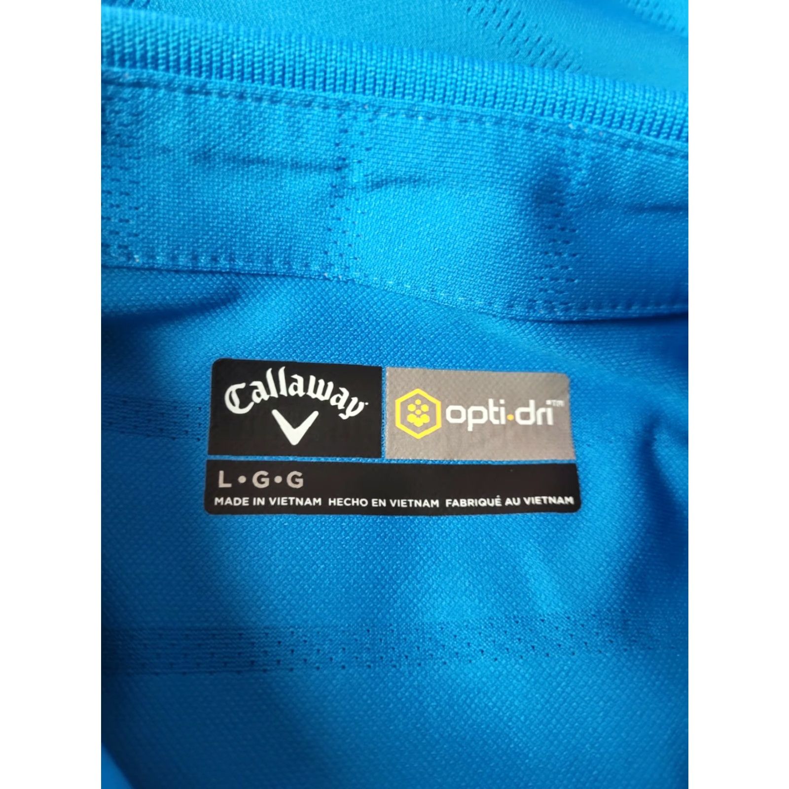 Callaway Callaway Polo Shirt Marathon Classic Golf Tournament Toledo OH Large Blue Moisture Wicking 100% Polyester L Mens Polo Size US L / EU 52-54 / 3 - 4 Thumbnail