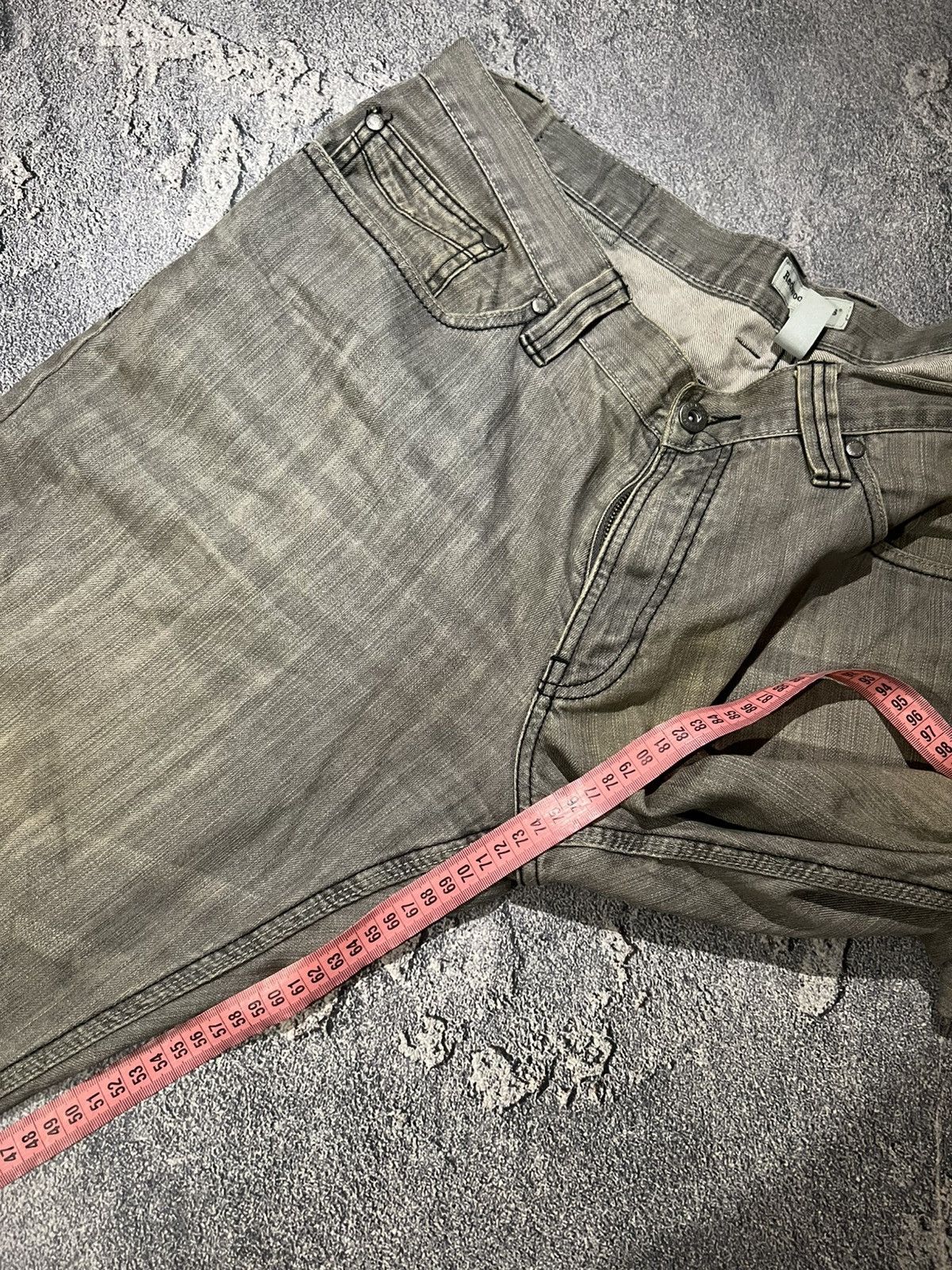 Japanese Brand Archival Dirty Washed Jean Baggy / Faded Streetwear Y2K Size US 38 / EU 54 - 8 Thumbnail