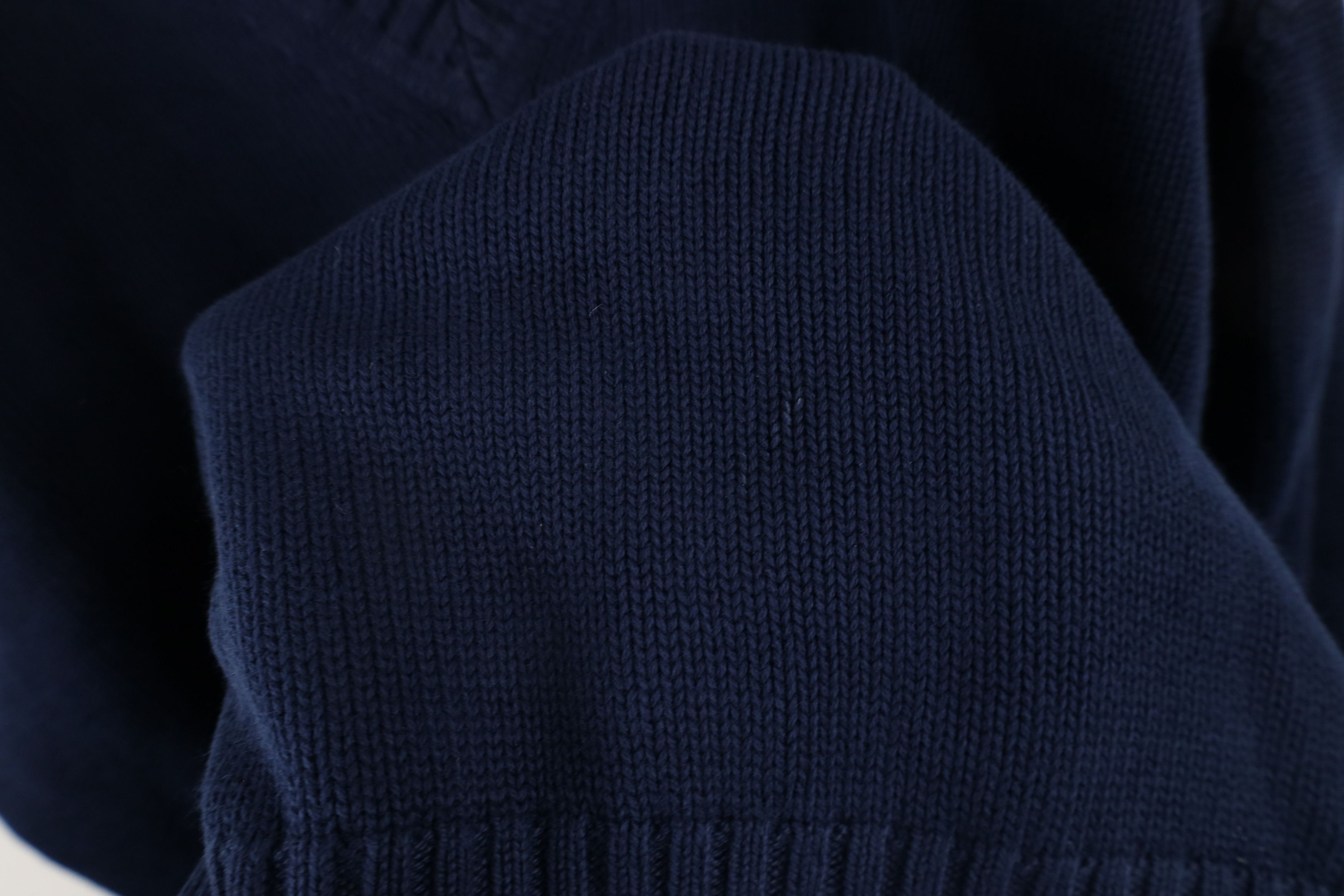Lands' End × Vintage Vintage 90s Lands End Oversized Cotton Knit Sweater USA Size US L / EU 52-54 / 3 - 6 Thumbnail