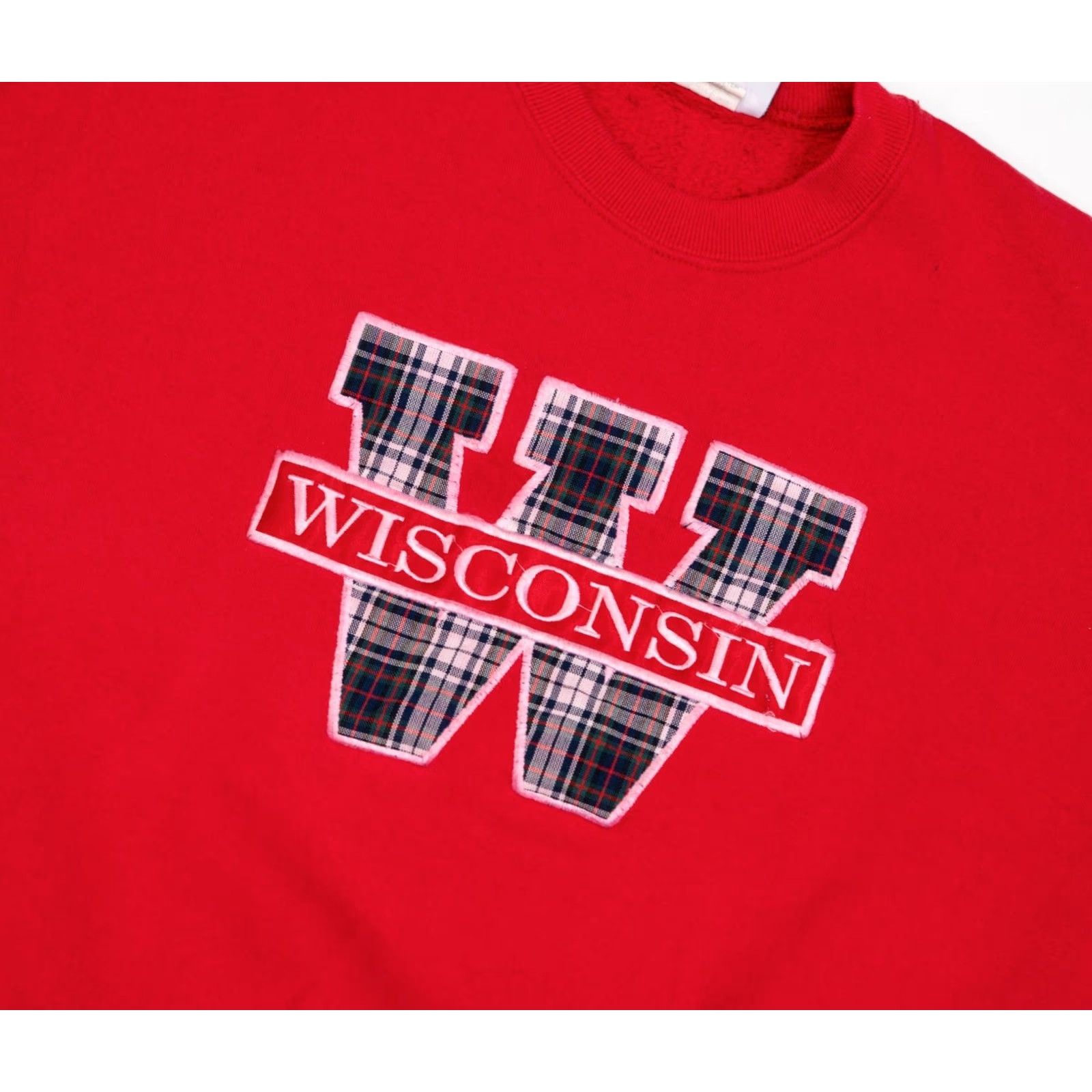 NCAA VINTAGE University of Wisconsin Badgers Sweatshirt Women XL Red Lee Sport Shirt Womens LG? Size XL / US 12-14 / IT 48-50 - 3 Thumbnail
