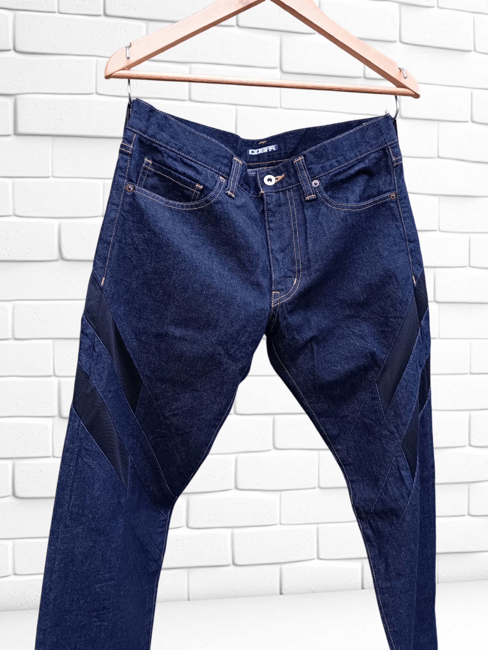 Anime Vintage Evangelion Genesis NERV Cospa Japanese Denim Pants Size US 30 / EU 46 - 3 Thumbnail