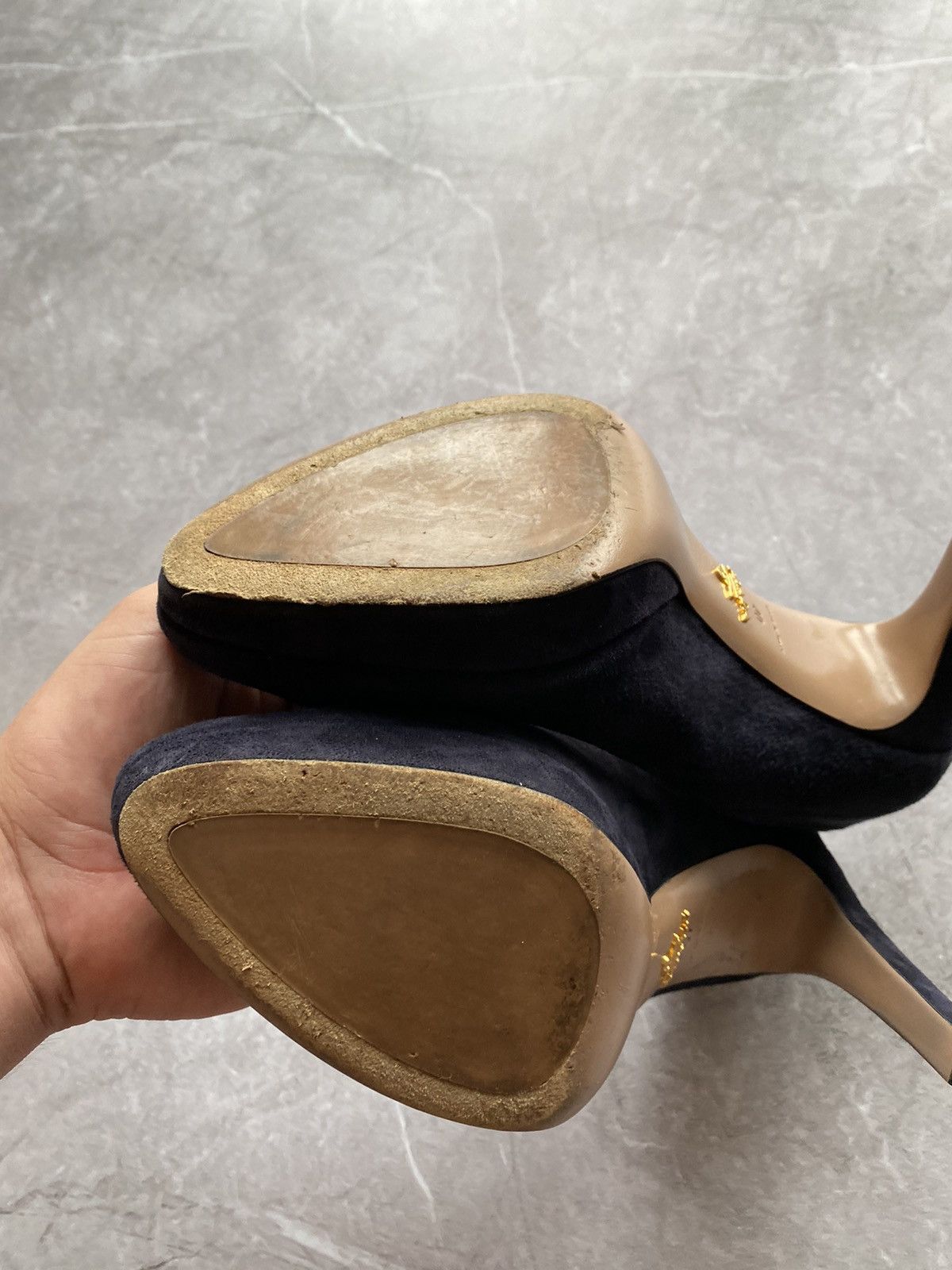 Prada Prada Milano Suede Pumps Heels Women’s Shoes Made in Italy Size US 10 / IT 40 - 8 Thumbnail