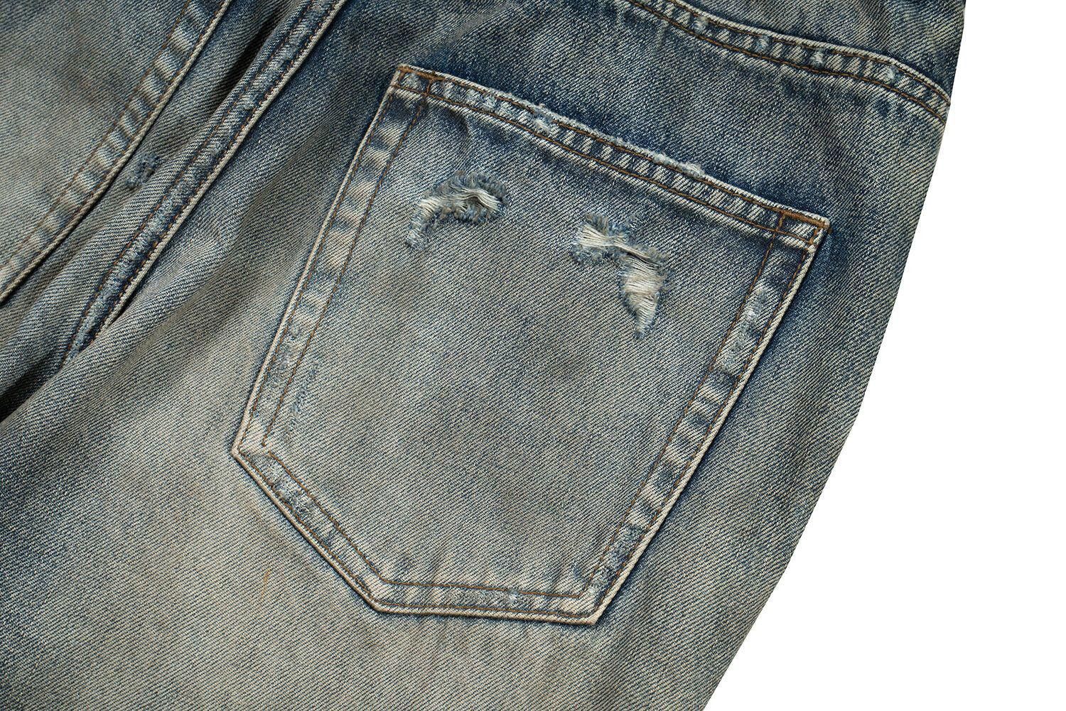 Vintage Stacked Flare Denim Jeans Size US 34 / EU 50 - 8 Thumbnail