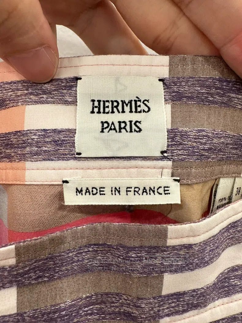 Hermes Hermes Three-color plaid women's petal skirt Size 25" / US 0 / IT 36 - 6 Thumbnail