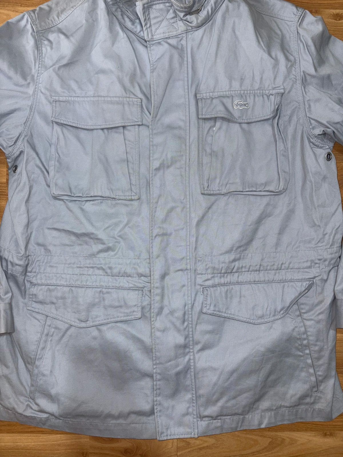 Lacoste Luxury x vintage x Lacoste x Multi Pocket Heavy Jacket Size US XXL / EU 58 / 5 - 2 Thumbnail