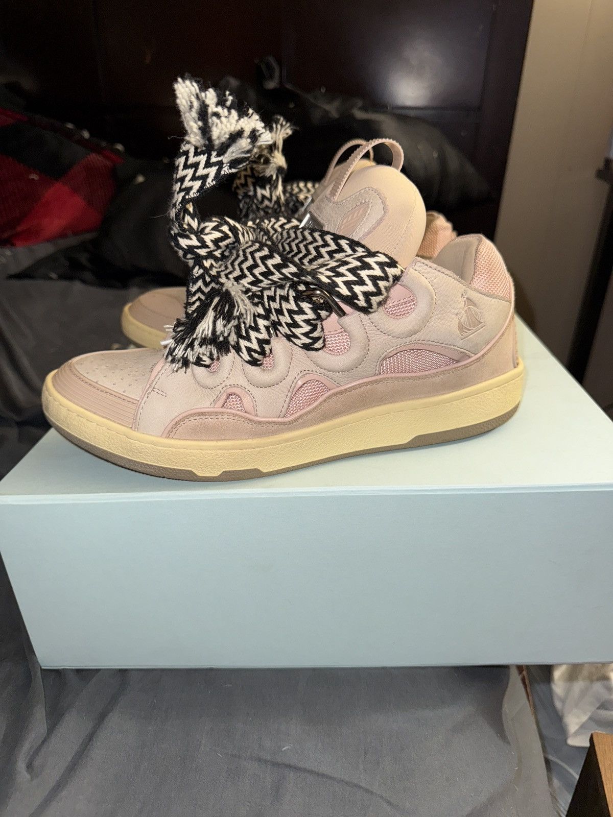Lanvin Lanvin chunky laces pink curbs sneaker Size US 10 / EU 43 - 6 Thumbnail
